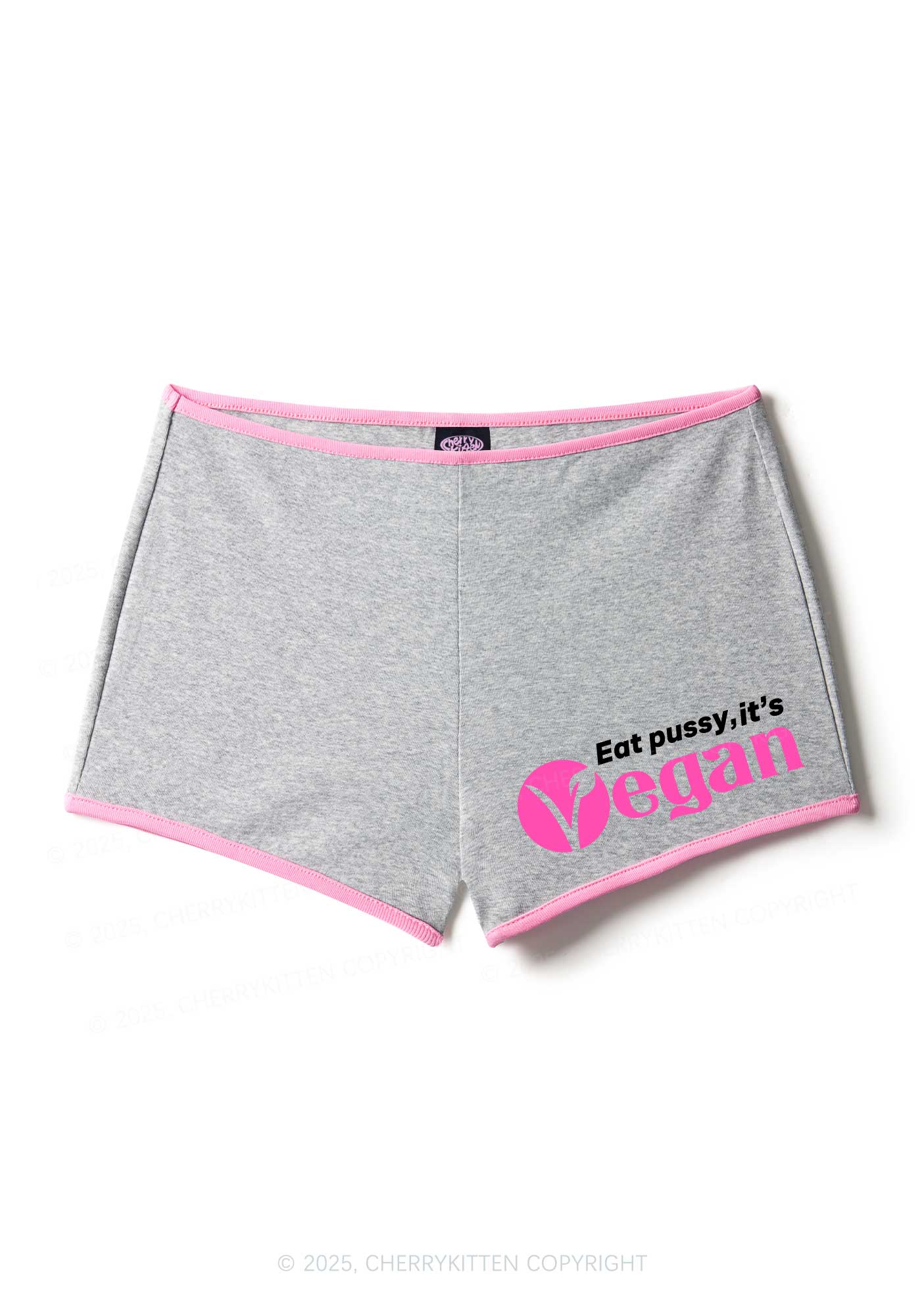 Eat Puxxy Its Vegan Y2K Booty Shorts Cherrykitten - Image 6