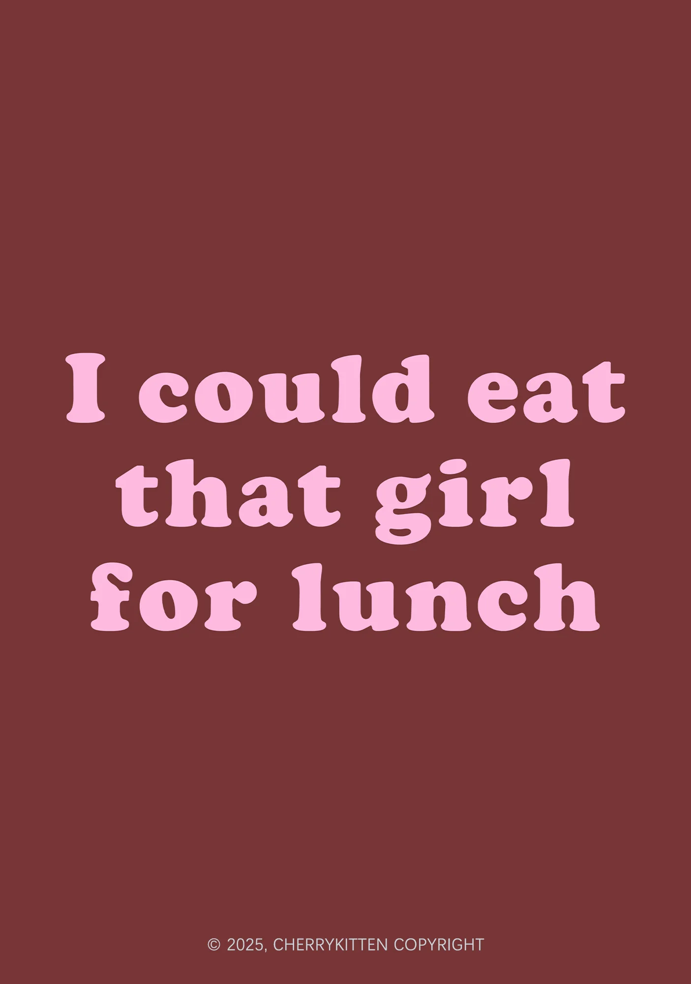 Eat That Girl For Lunch Pride 1Pc Y2K Pin Badge Cherrykitten - Image 2