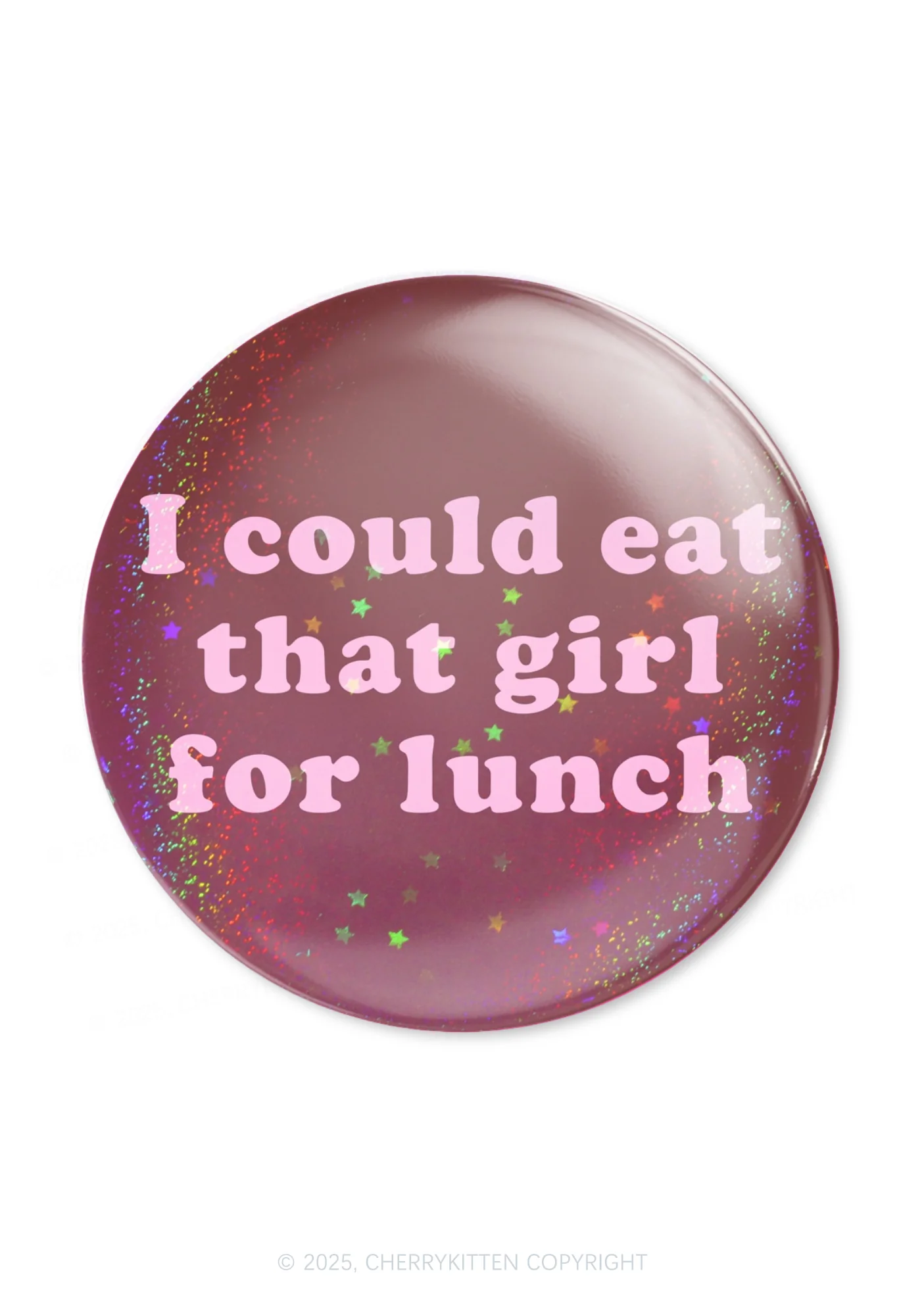 Eat That Girl For Lunch Pride 1Pc Y2K Pin Badge Cherrykitten - Image 4