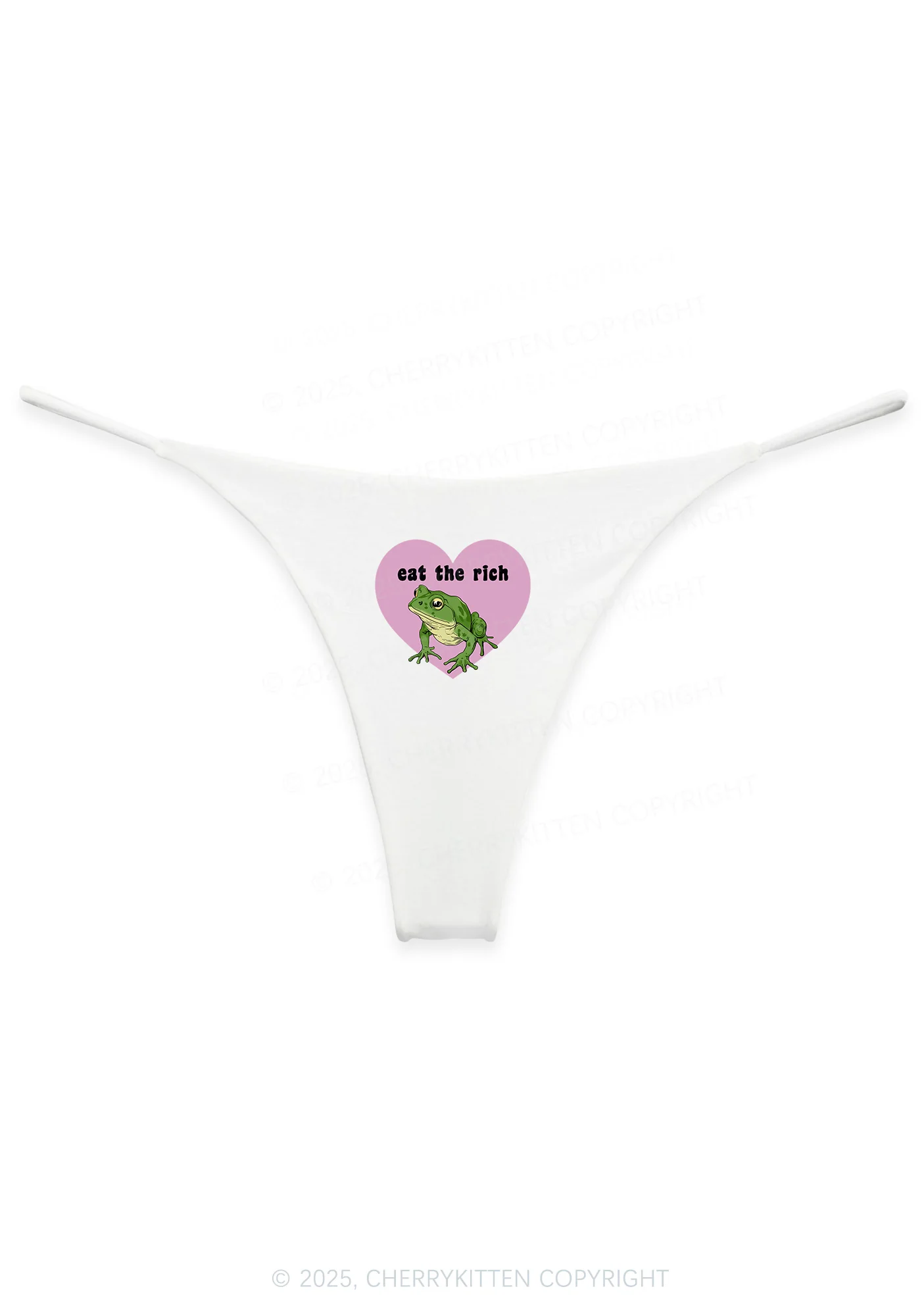 Eat The Rich Frog Y2K Bikini String Thong Cherrykitten - Image 4