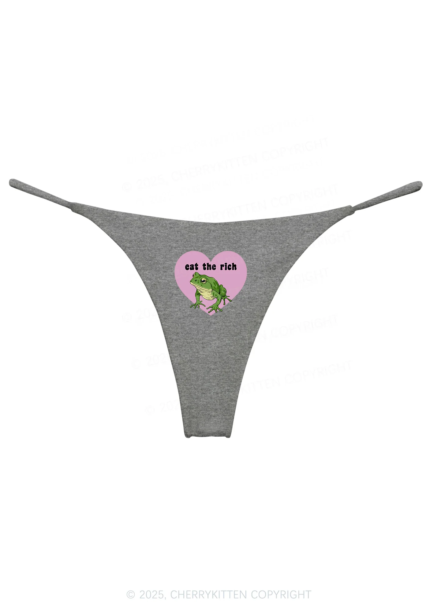 Eat The Rich Frog Y2K Bikini String Thong Cherrykitten - Image 9