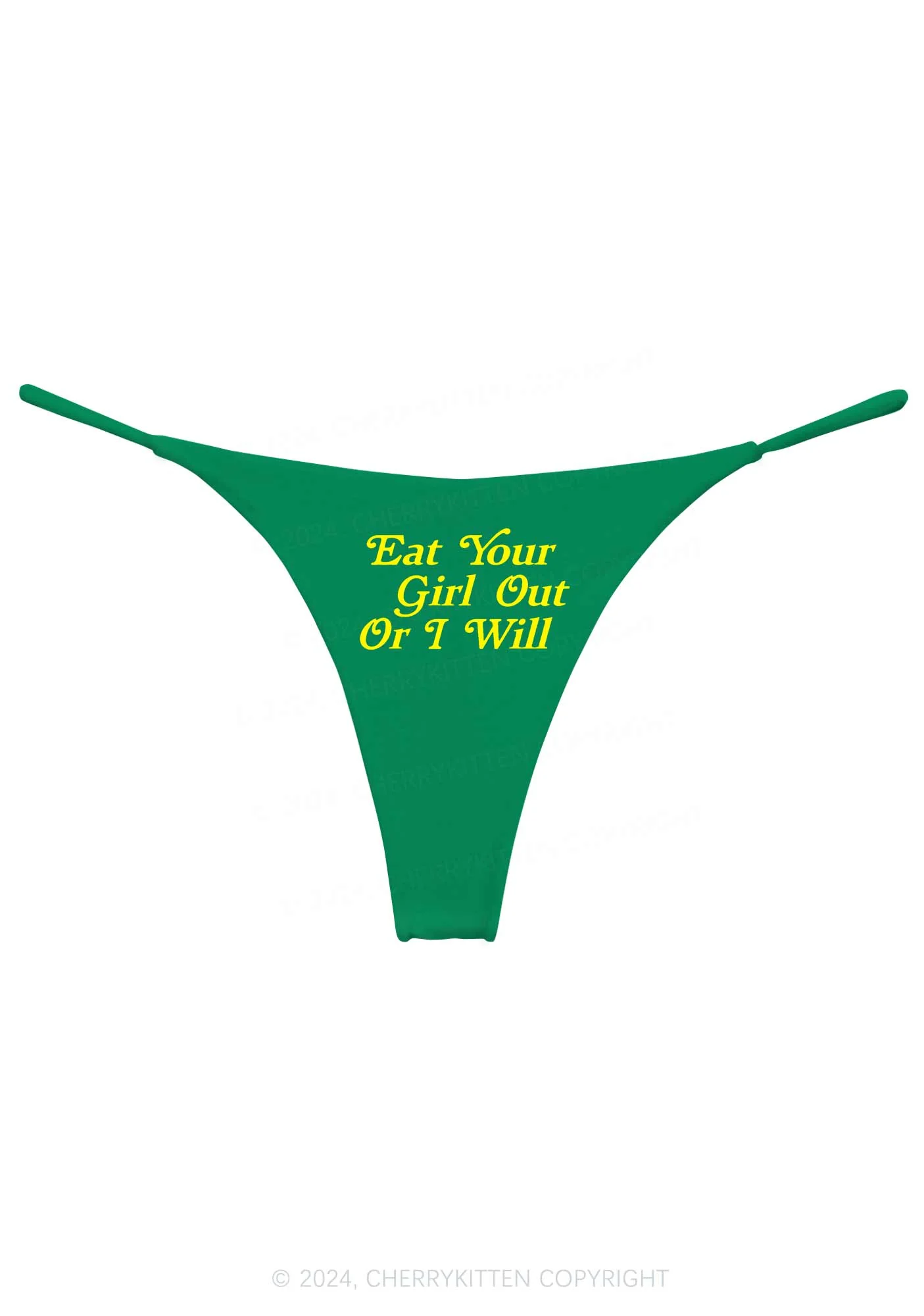 Eat Your Girl Out Y2K Bikini String Thong Cherrykitten - Image 9