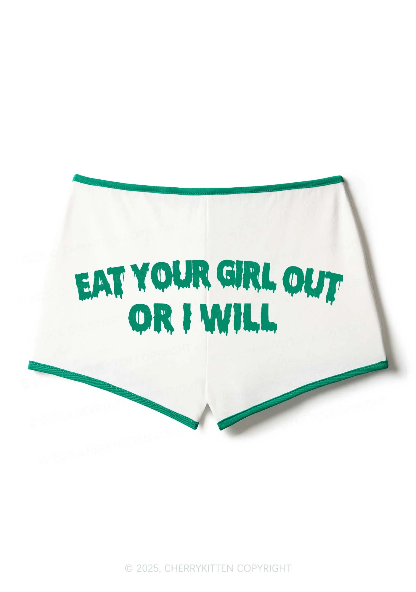Eat Your Girl Out Y2K Booty Shorts Cherrykitten - Image 4