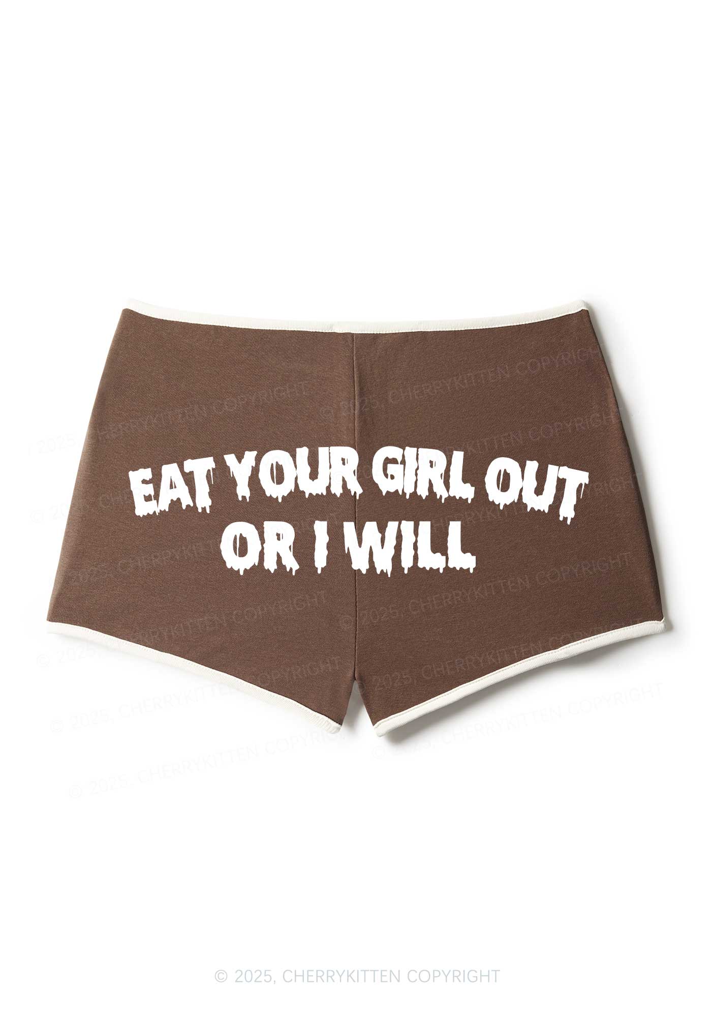 Eat Your Girl Out Y2K Booty Shorts Cherrykitten - Image 5