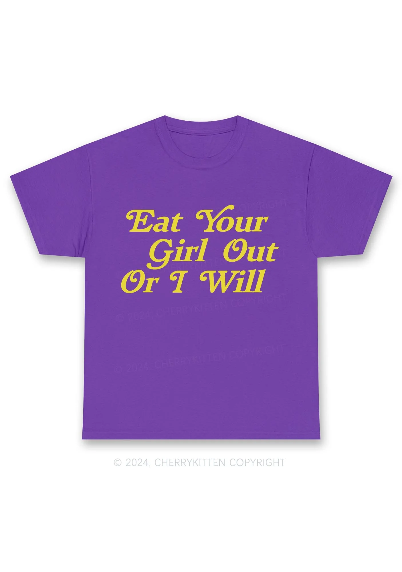 Eat Your Girl Out Y2K Chunky Shirt Cherrykitten - Image 4