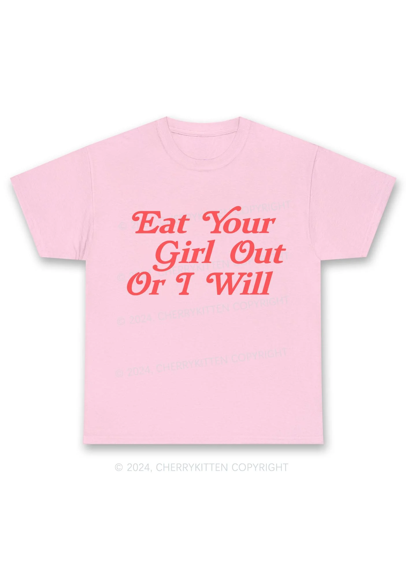 Eat Your Girl Out Y2K Chunky Shirt Cherrykitten - Image 6