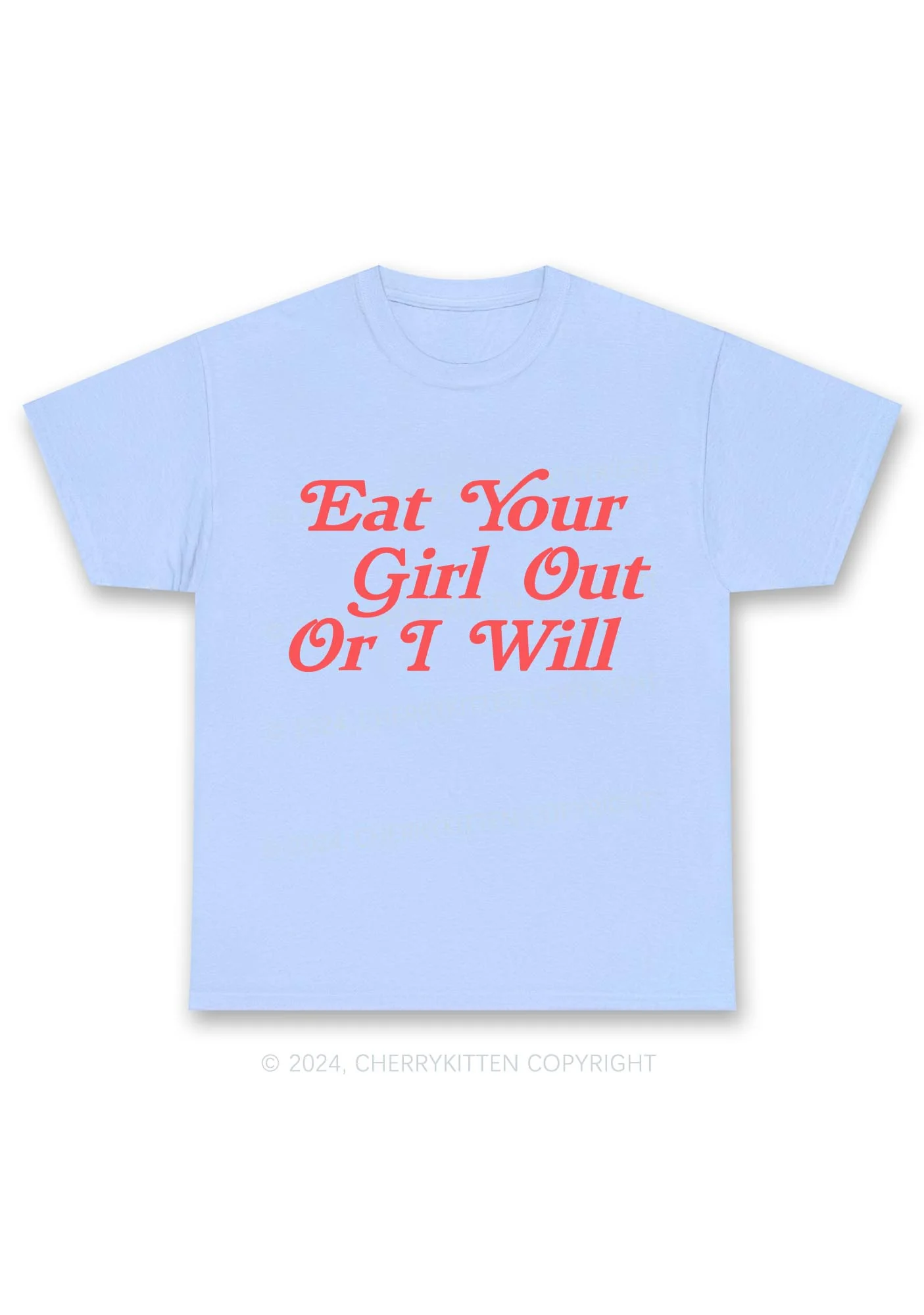Eat Your Girl Out Y2K Chunky Shirt Cherrykitten - Image 8