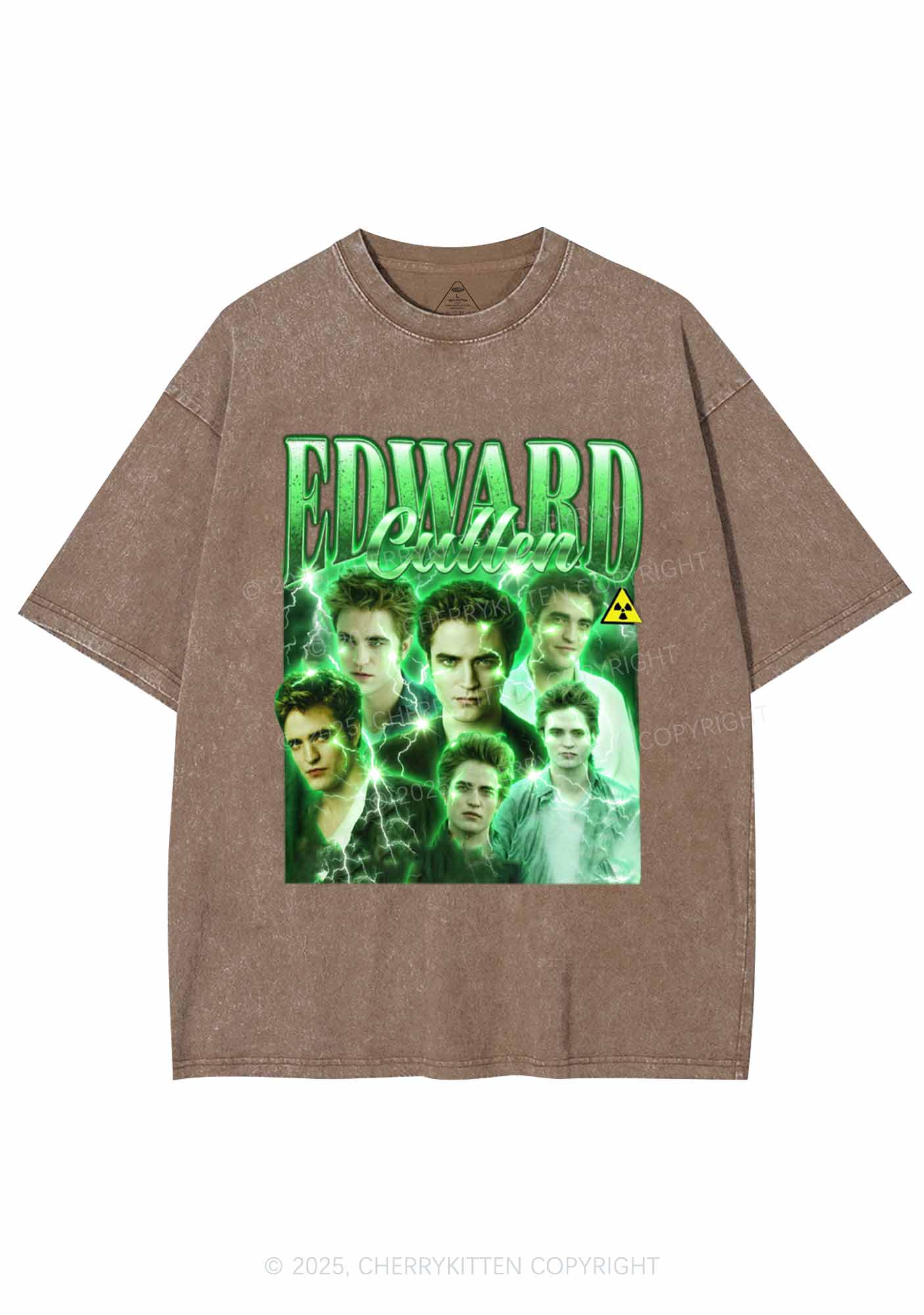 EC Green Lightning Y2K Shirts Washed Tee Cherrykitten - Image 7