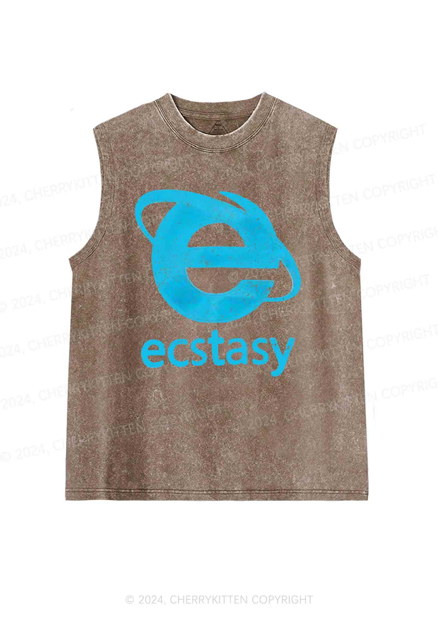 Ecstasy Y2K Washed Tank Cherrykitten - Image 6