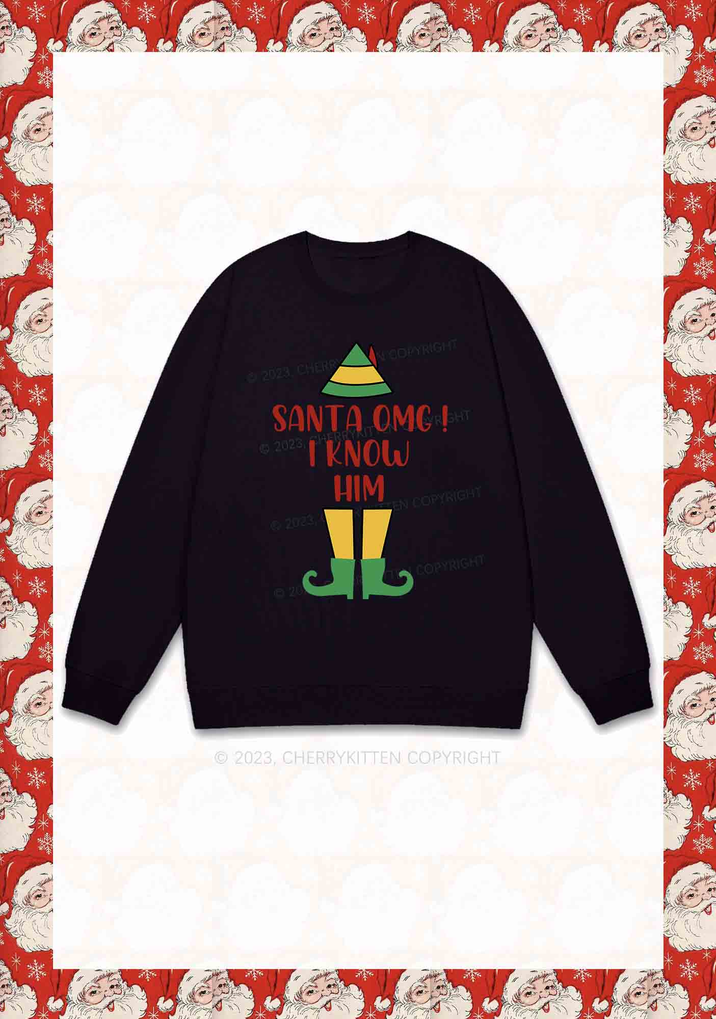 Elf Movie 10 Quotes Christmas Y2K Sweatshirt Cherrykitten - Image 4