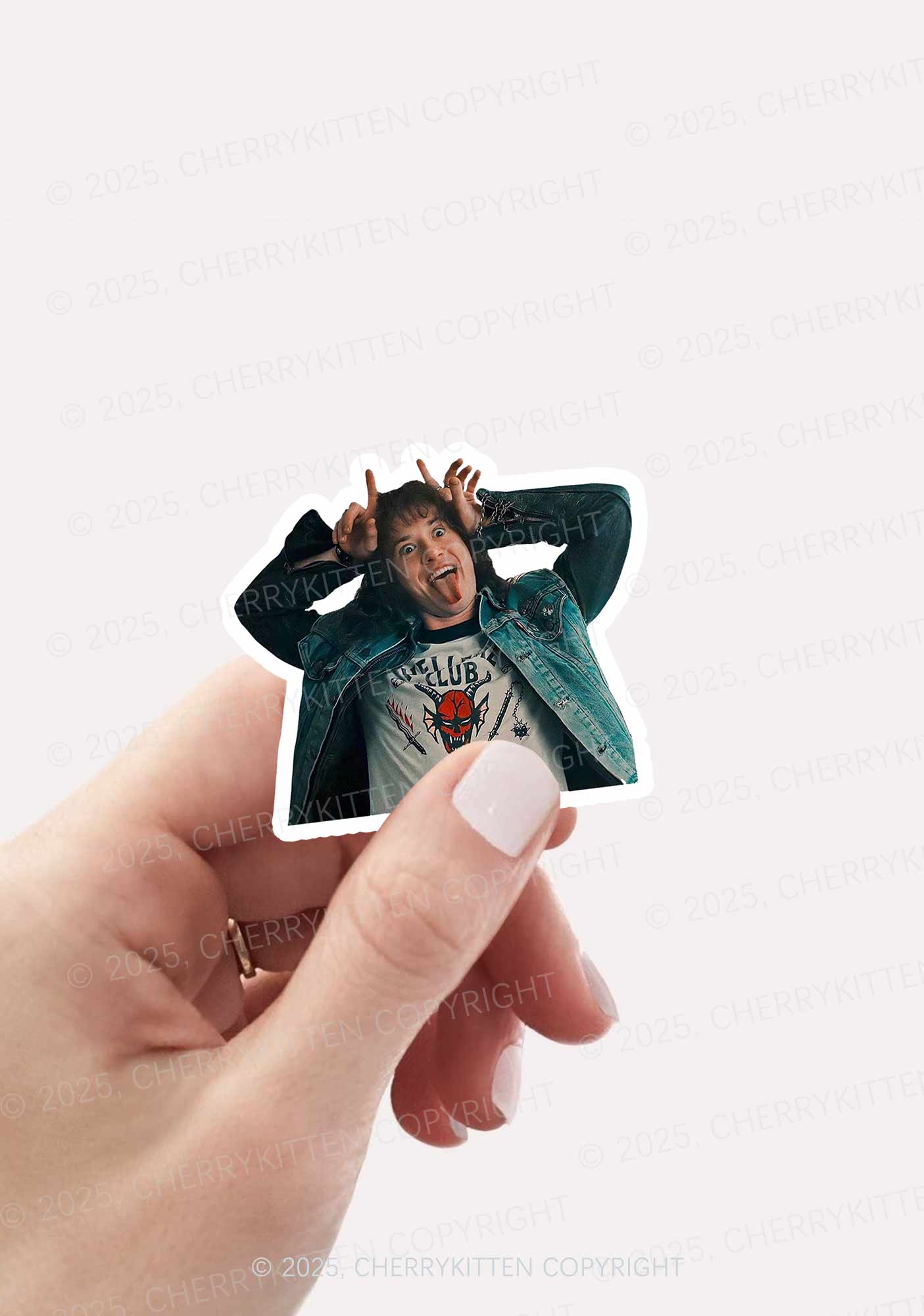 EM Hell Club Prankster 1pc Y2K Sticker Cherrykitten - Image 2