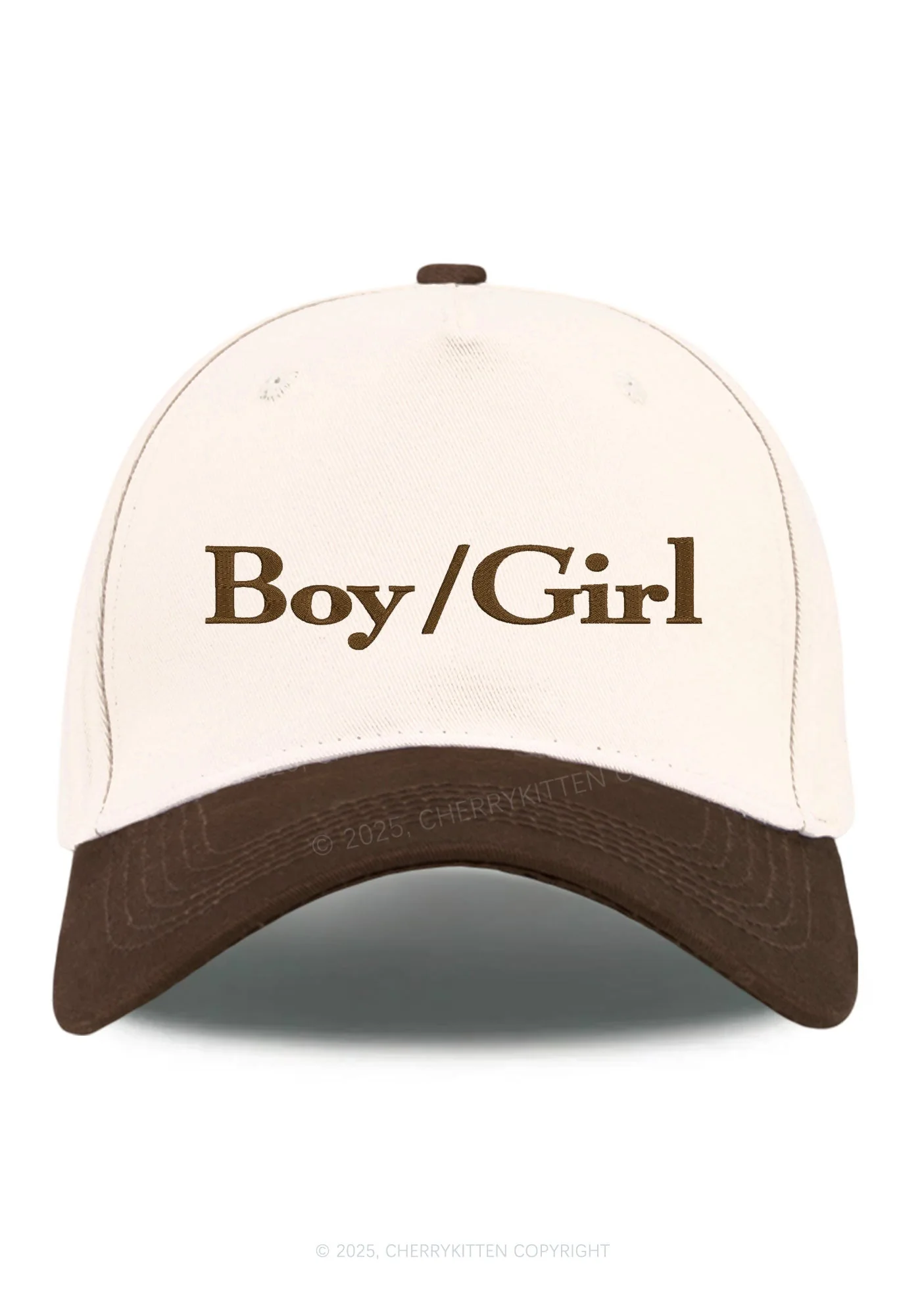 Embroidered Boy Or Girl Pride Y2K Color Block Baseball Cap Cherrykitten - Image 13