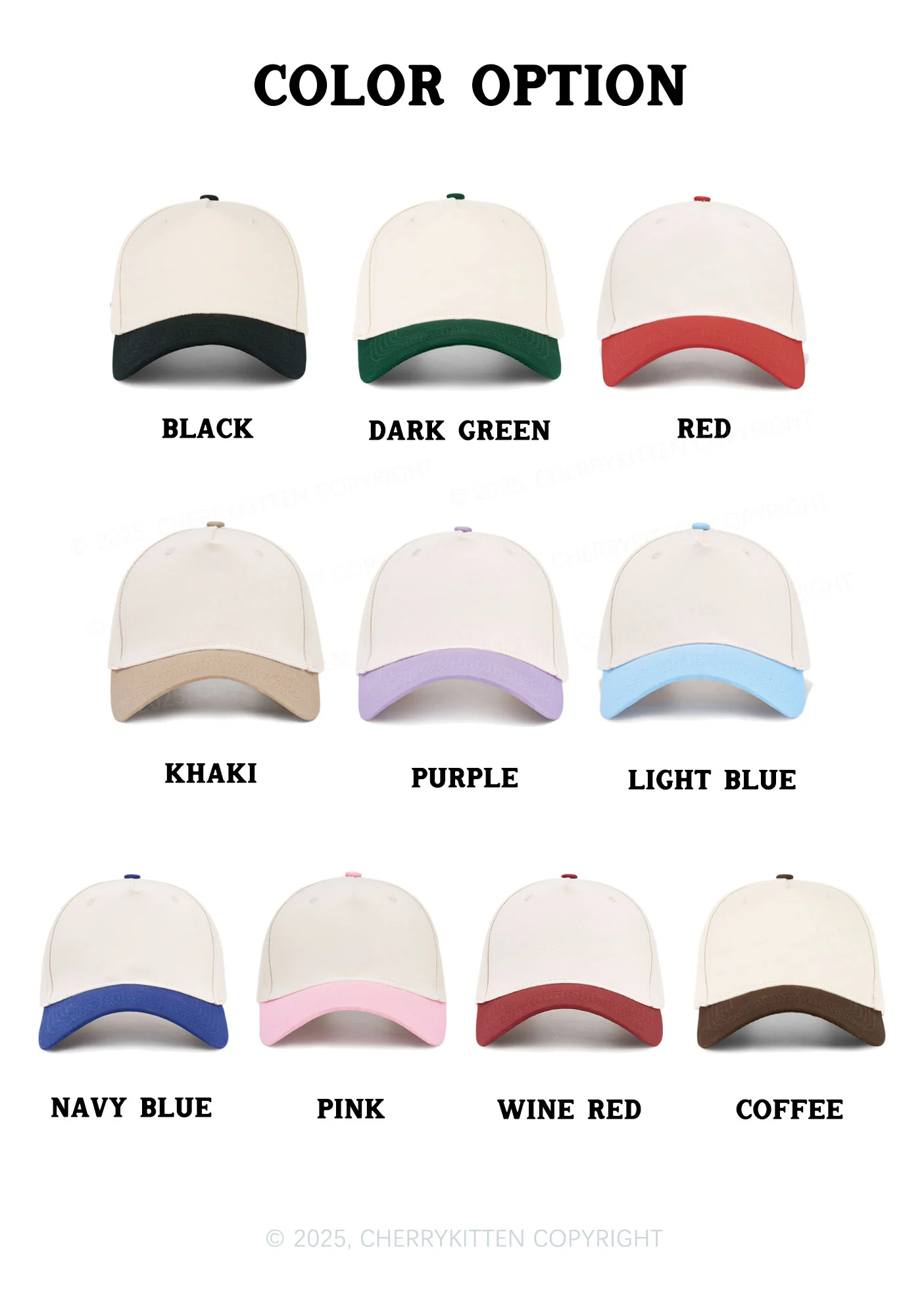 Green Brat Y2K Color Block Baseball Cap Cherrykitten - Image 3