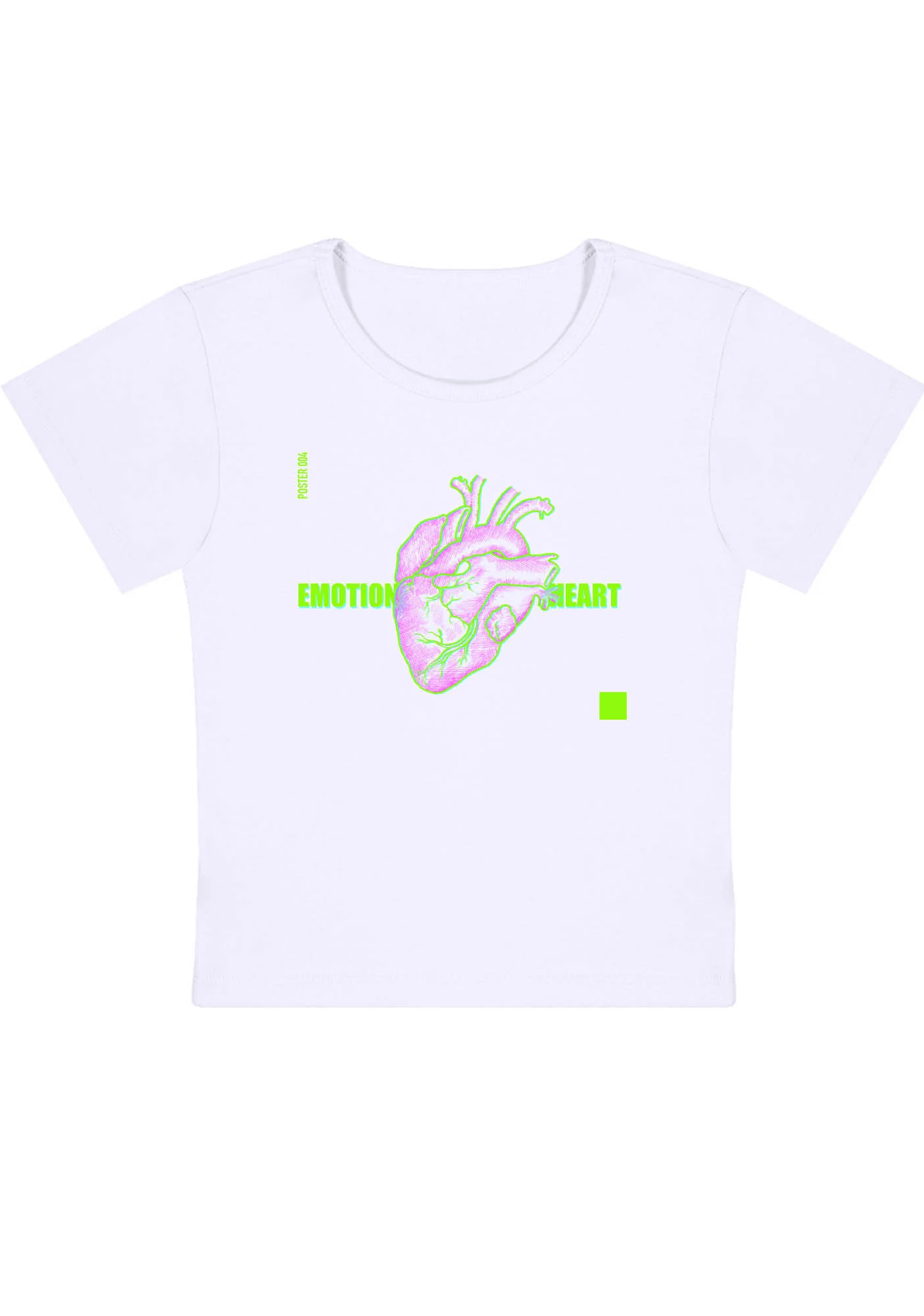 Emotion Heart Y2K Baby Tee - Image 3