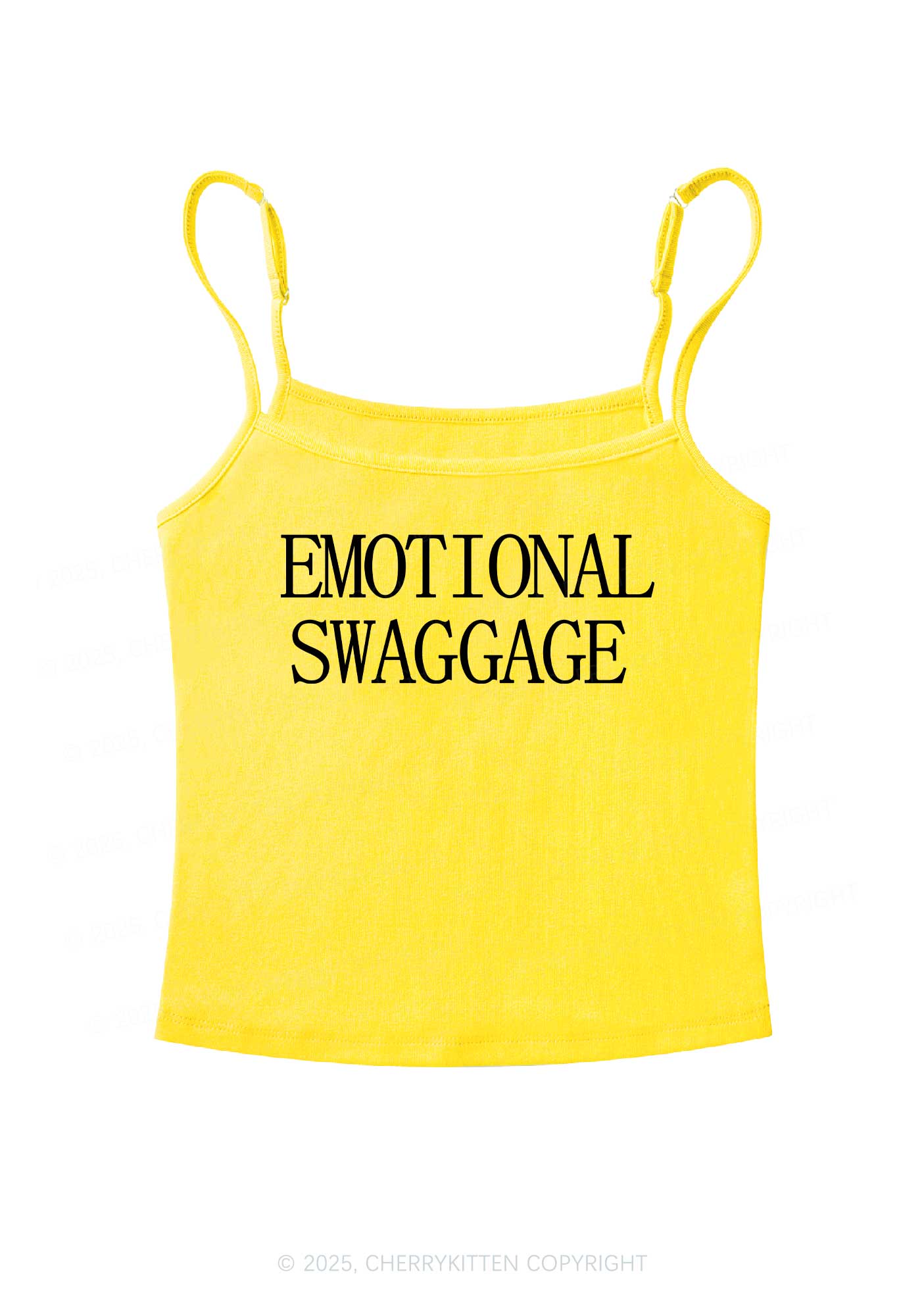 Emotional Swaggage Y2K Spaghetti Strap Cami Cherrykitten - Image 6