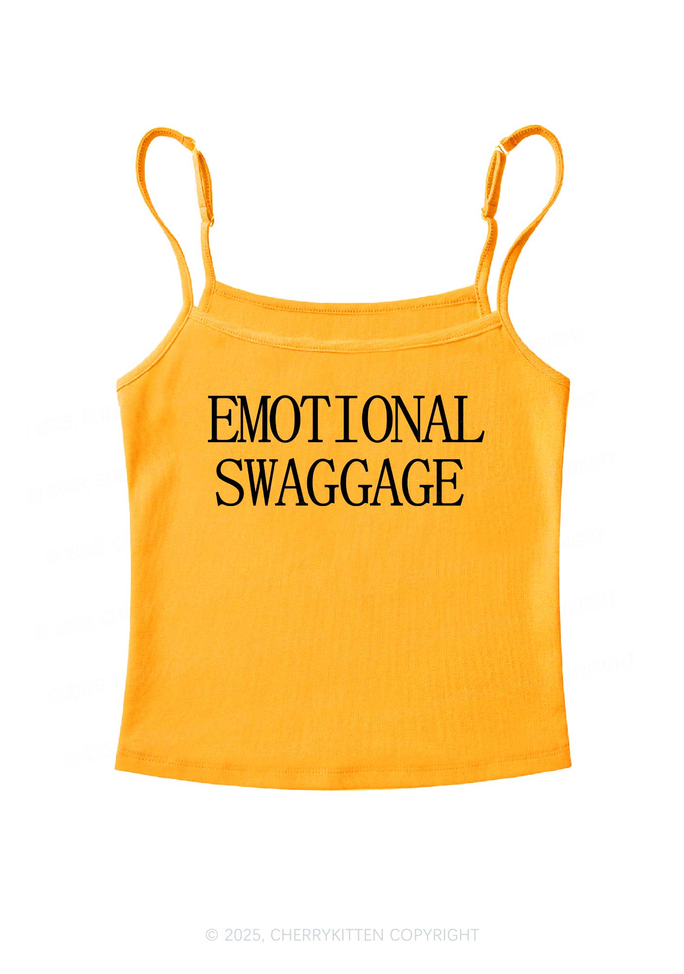 Emotional Swaggage Y2K Spaghetti Strap Cami Cherrykitten - Image 7