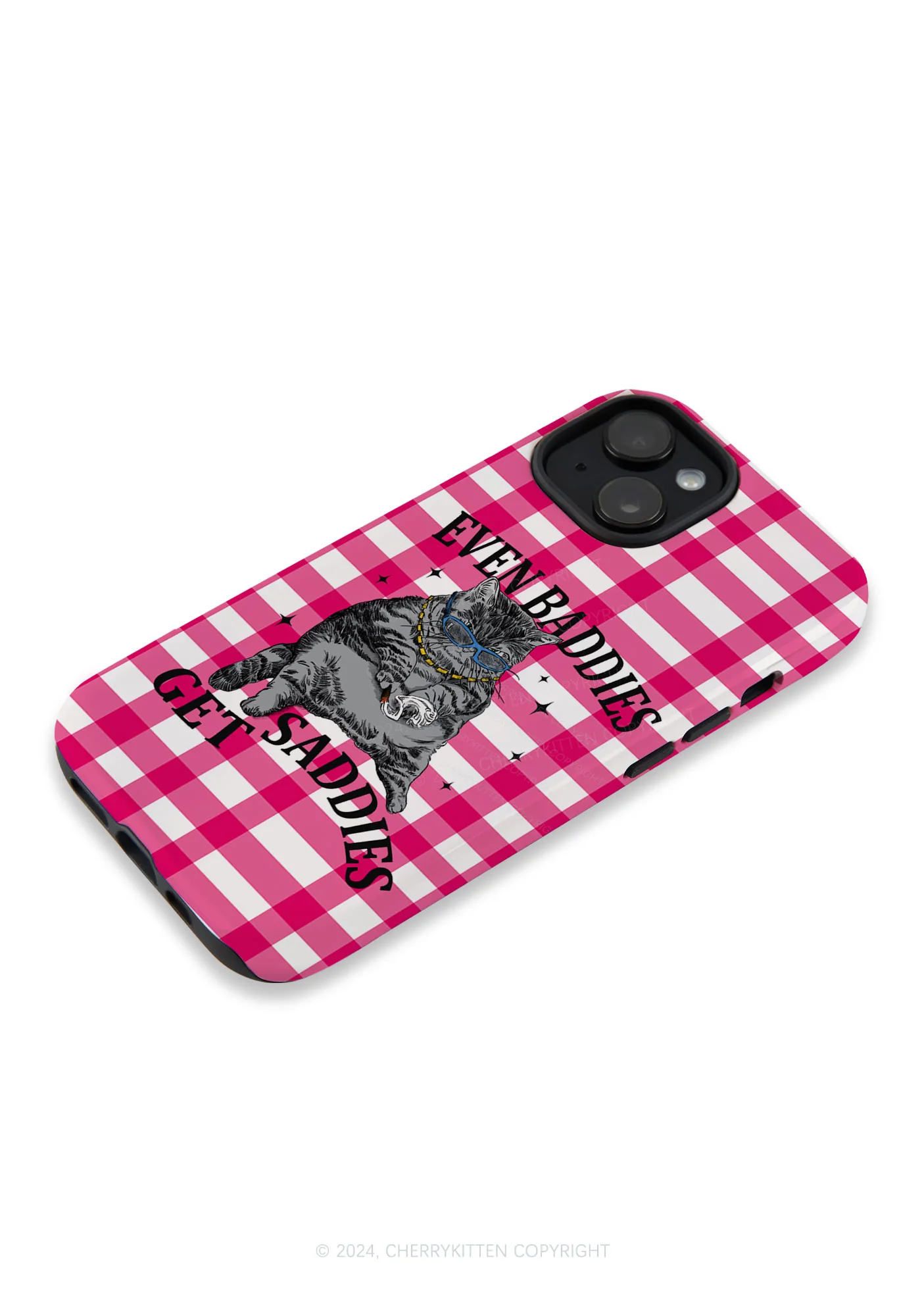 Even Baddies Get Saddies Y2K Phone Case Cherrykitten - Image 6