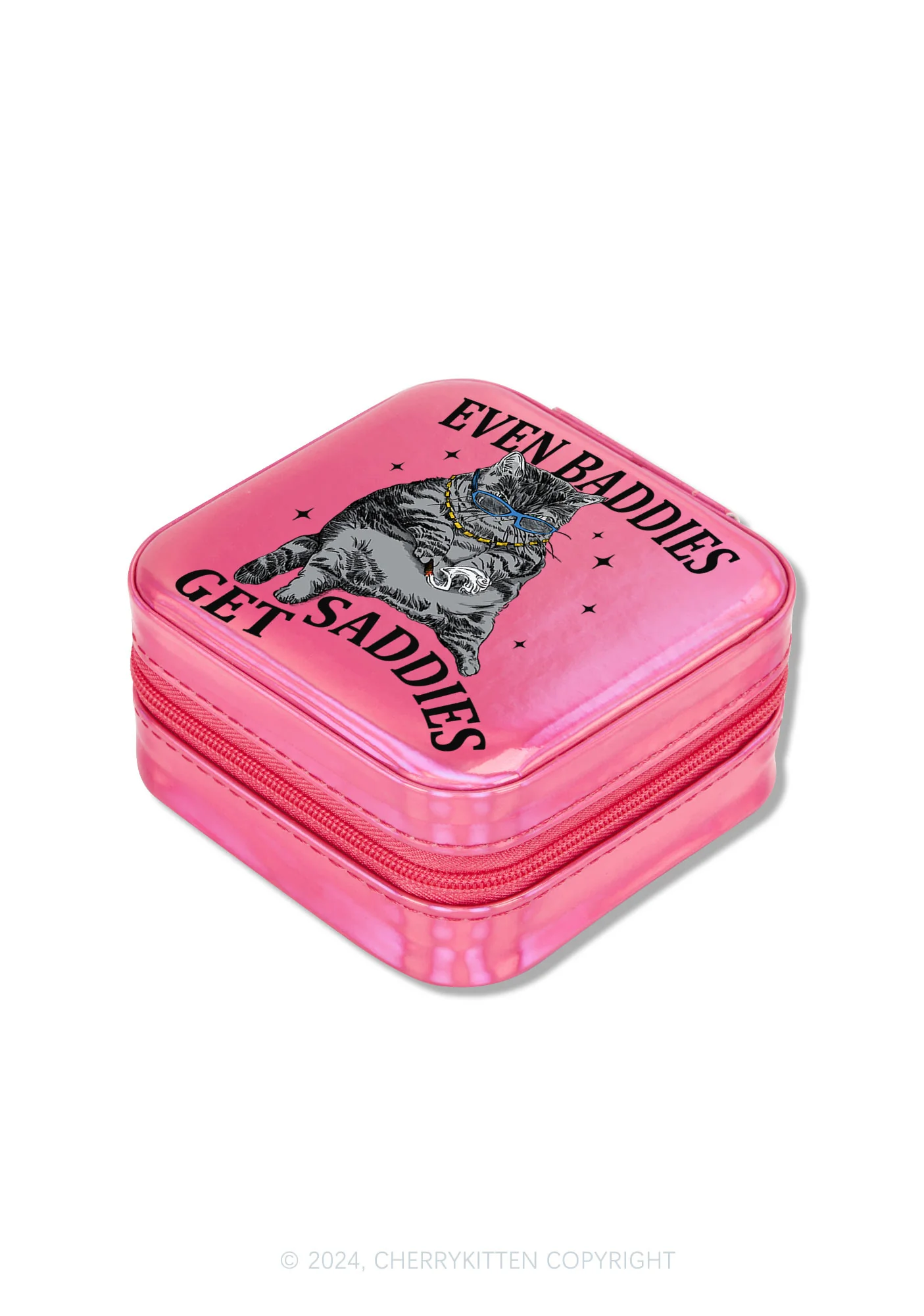 Even Baddies Get Saddies Y2K Portable Jewelry Box Cherrykitten - Image 2