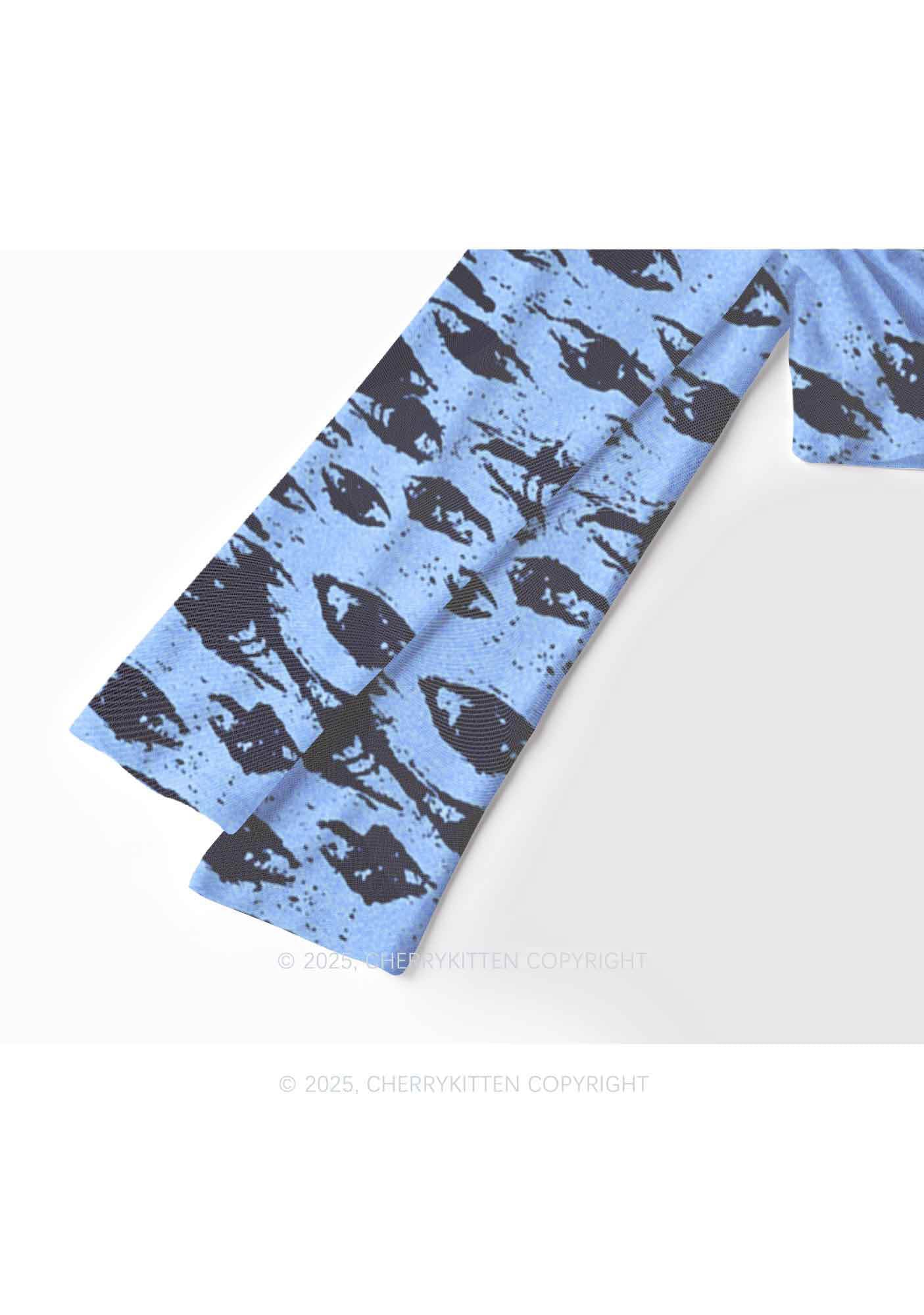 Eyes In The Blue Y2K Mesh Long Sleeve Crop Top Cherrykitten - Image 4