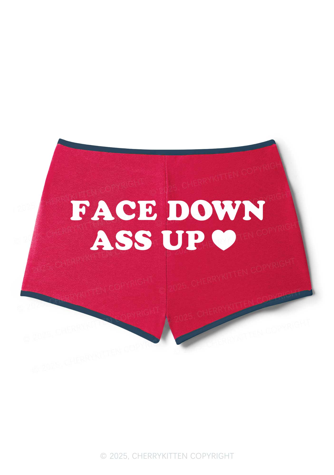 Face Down Y2K Booty Shorts Cherrykitten - Image 2