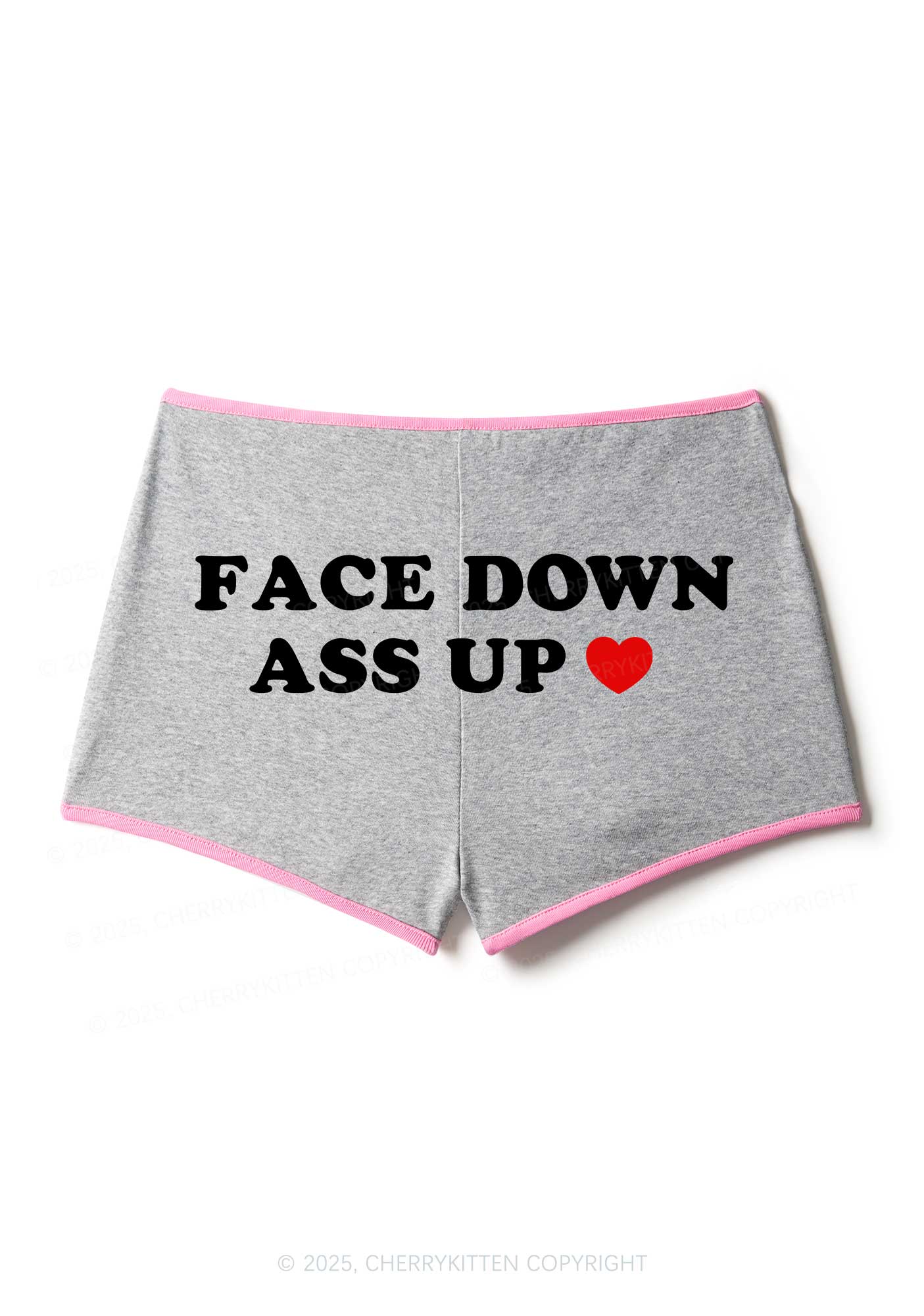 Face Down Y2K Booty Shorts Cherrykitten - Image 3