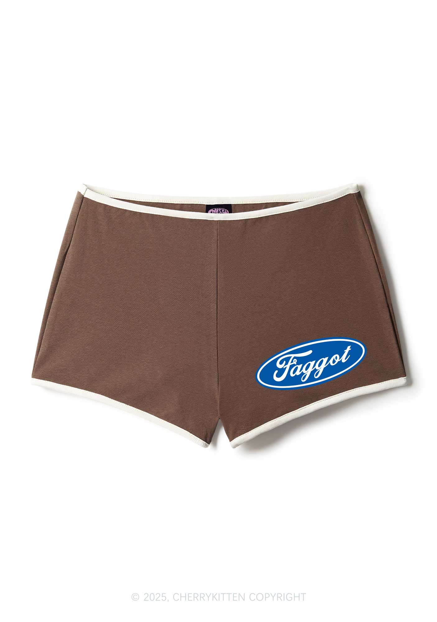 Faggot Pride Y2K Booty Shorts Cherrykitten - Image 4