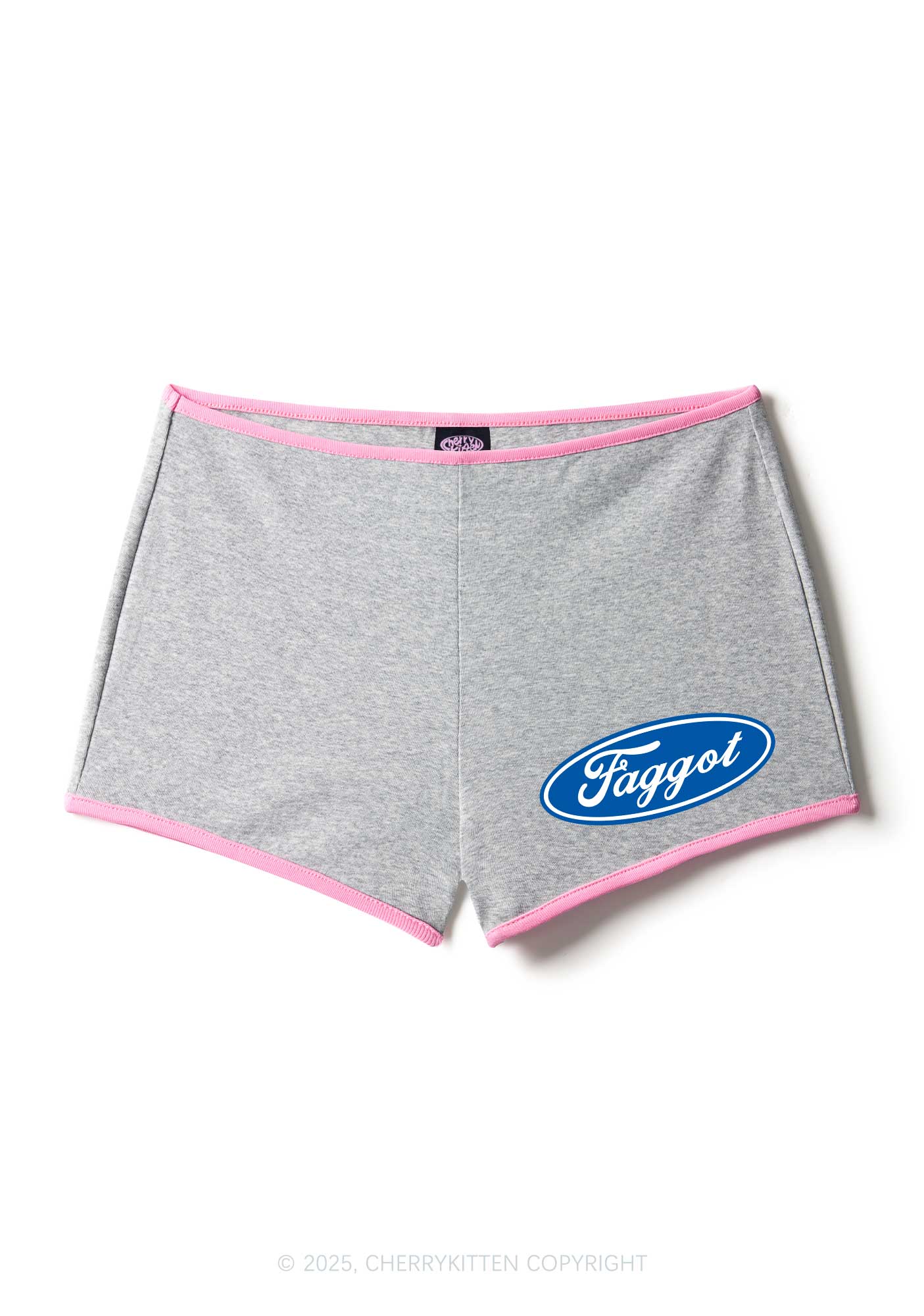Faggot Pride Y2K Booty Shorts Cherrykitten - Image 6