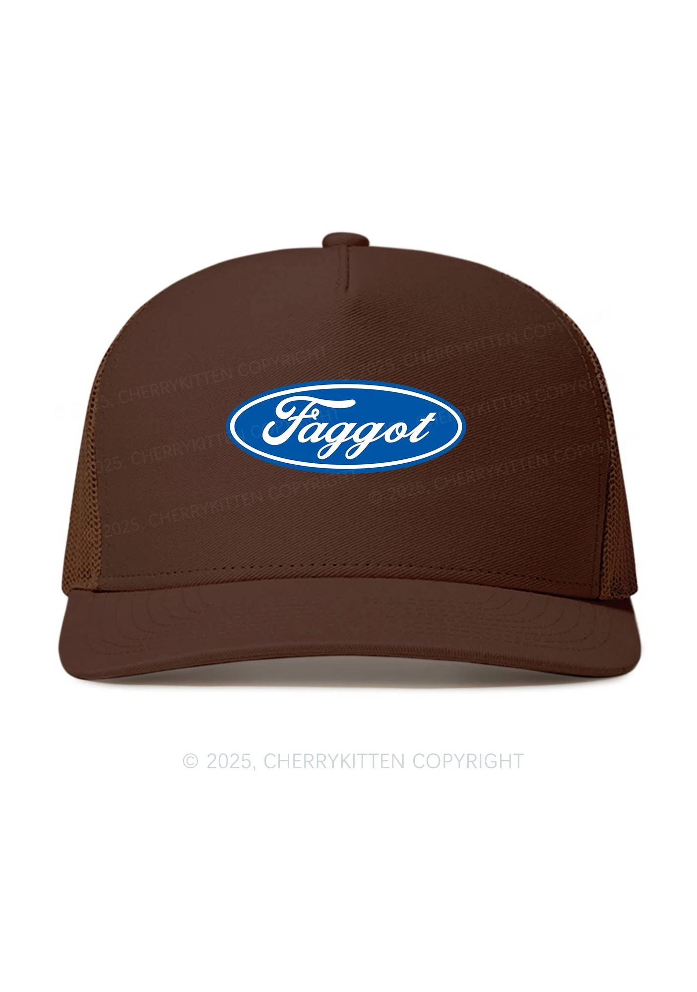 Faggot Pride Y2K Trucker Mesh Hat Cherrykitten - Image 3