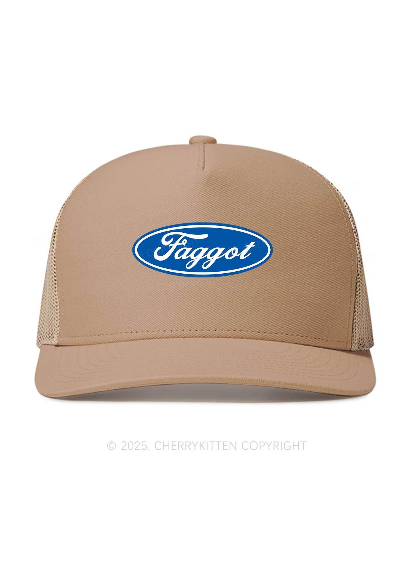 Faggot Pride Y2K Trucker Mesh Hat Cherrykitten - Image 4