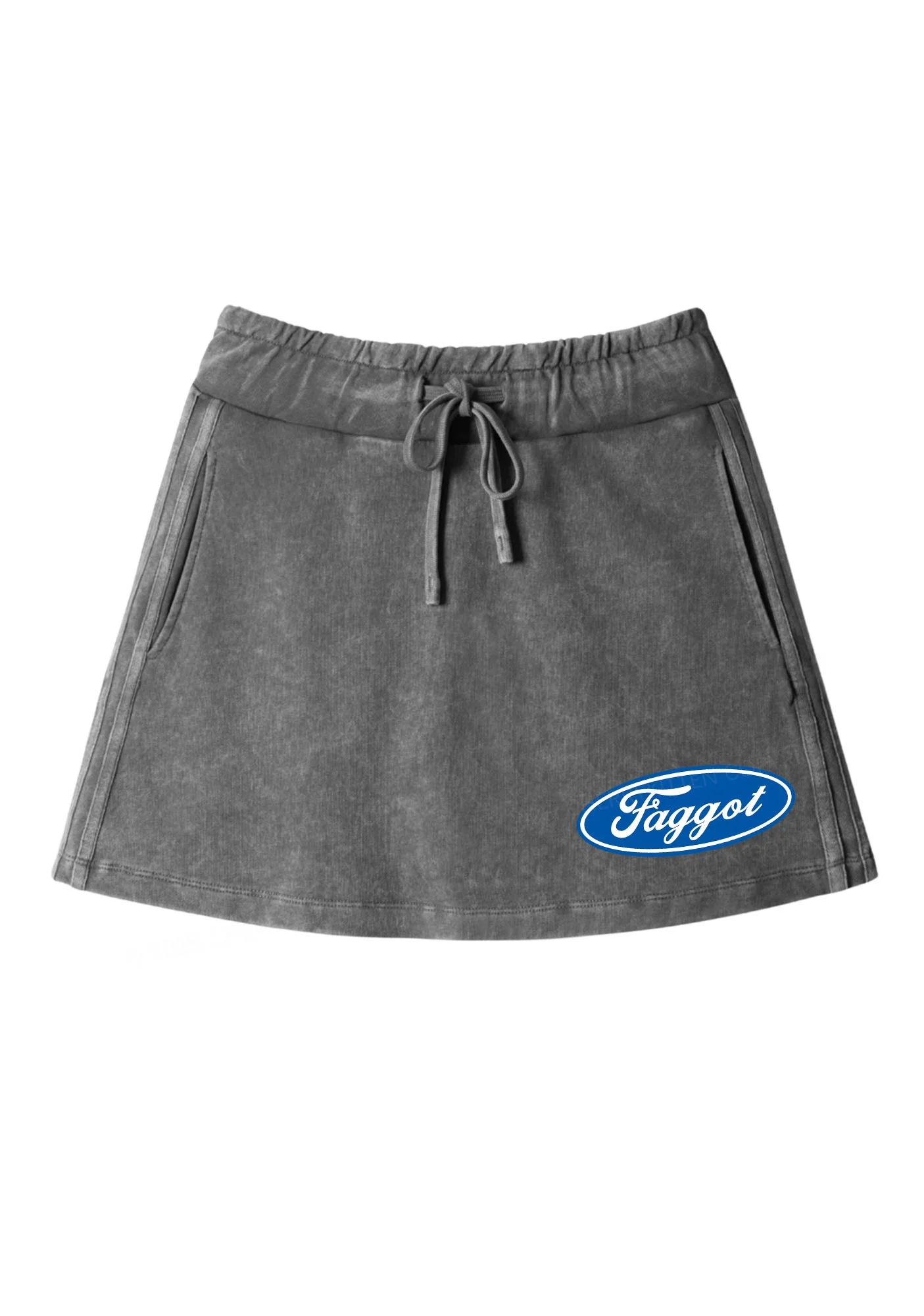Faggot Pride Y2K Washed Mini Skirts Cherrykitten - Image 2