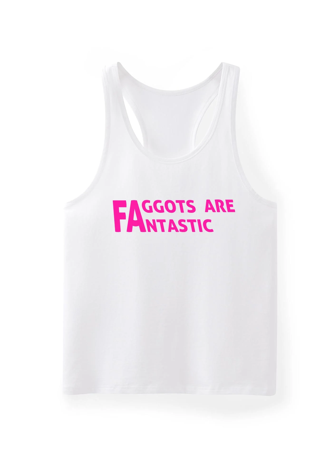 Faggots Are Fantastic Pride Y2K Men Racerback Tank Top Cherrykitten - Image 4