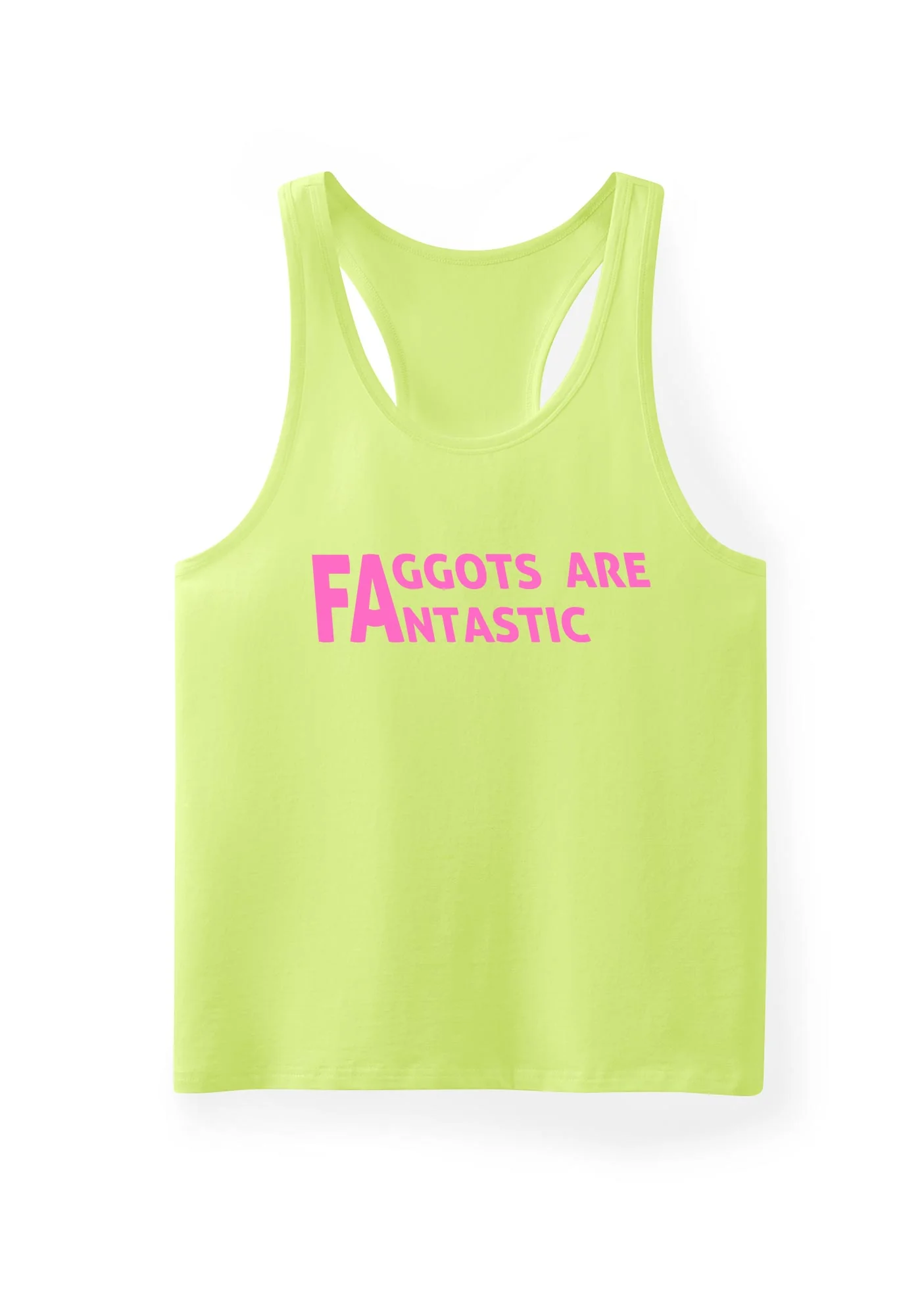 Faggots Are Fantastic Pride Y2K Men Racerback Tank Top Cherrykitten - Image 9