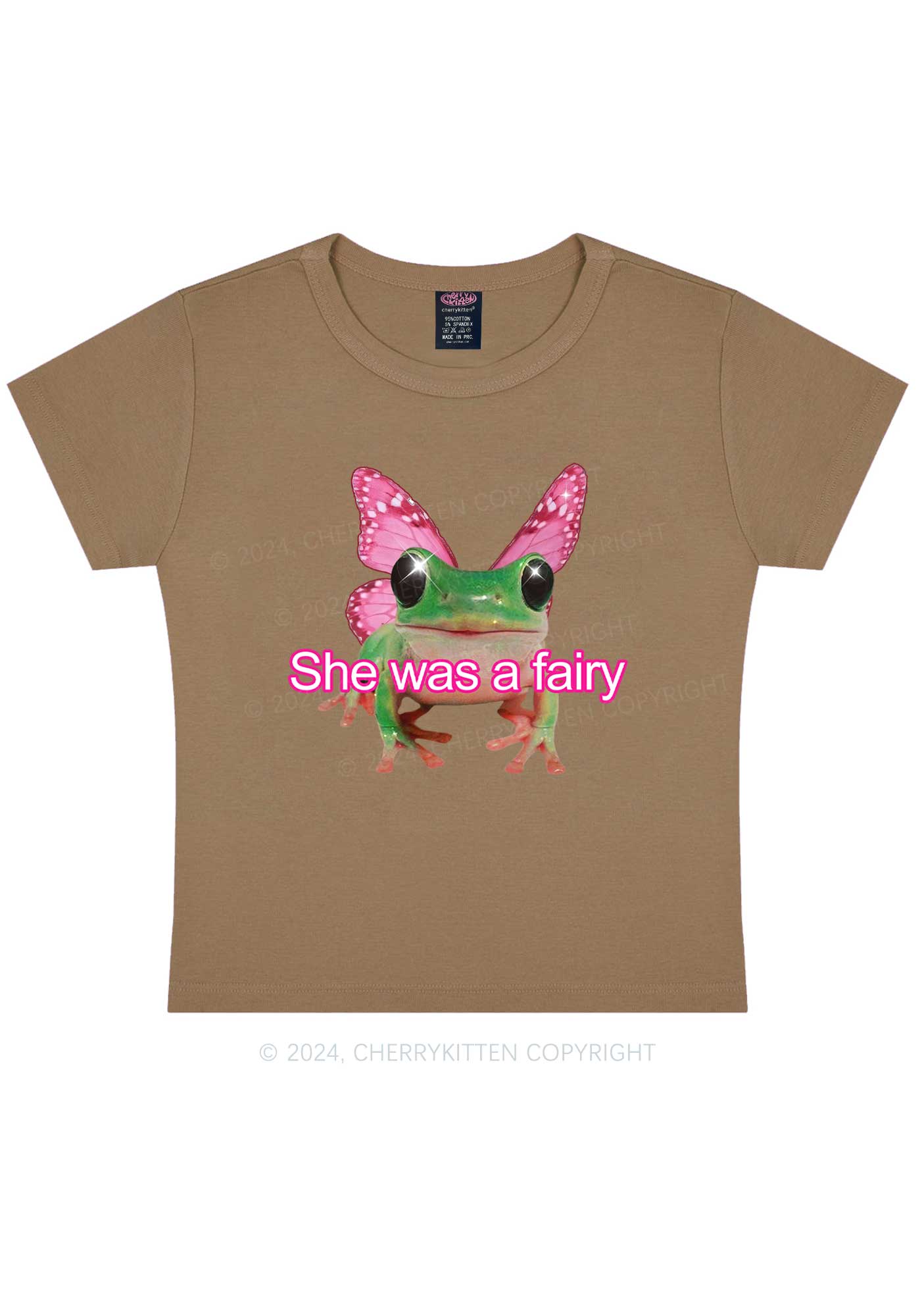 Fairy Frog Y2K Baby Tee Cherrykitten - Image 11