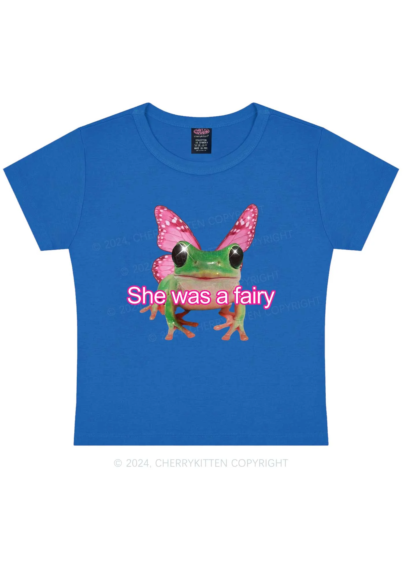 Fairy Frog Y2K Baby Tee Cherrykitten - Image 12