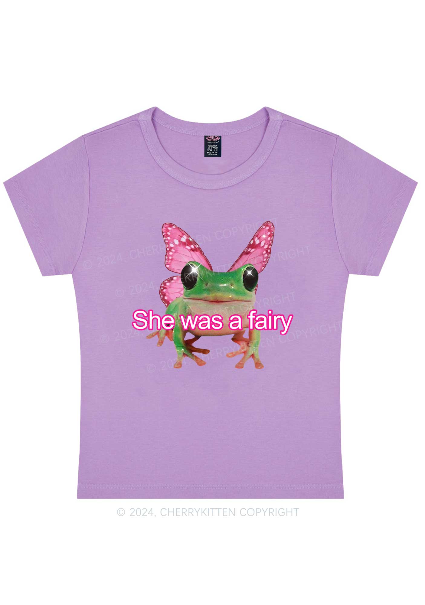 Fairy Frog Y2K Baby Tee Cherrykitten - Image 6