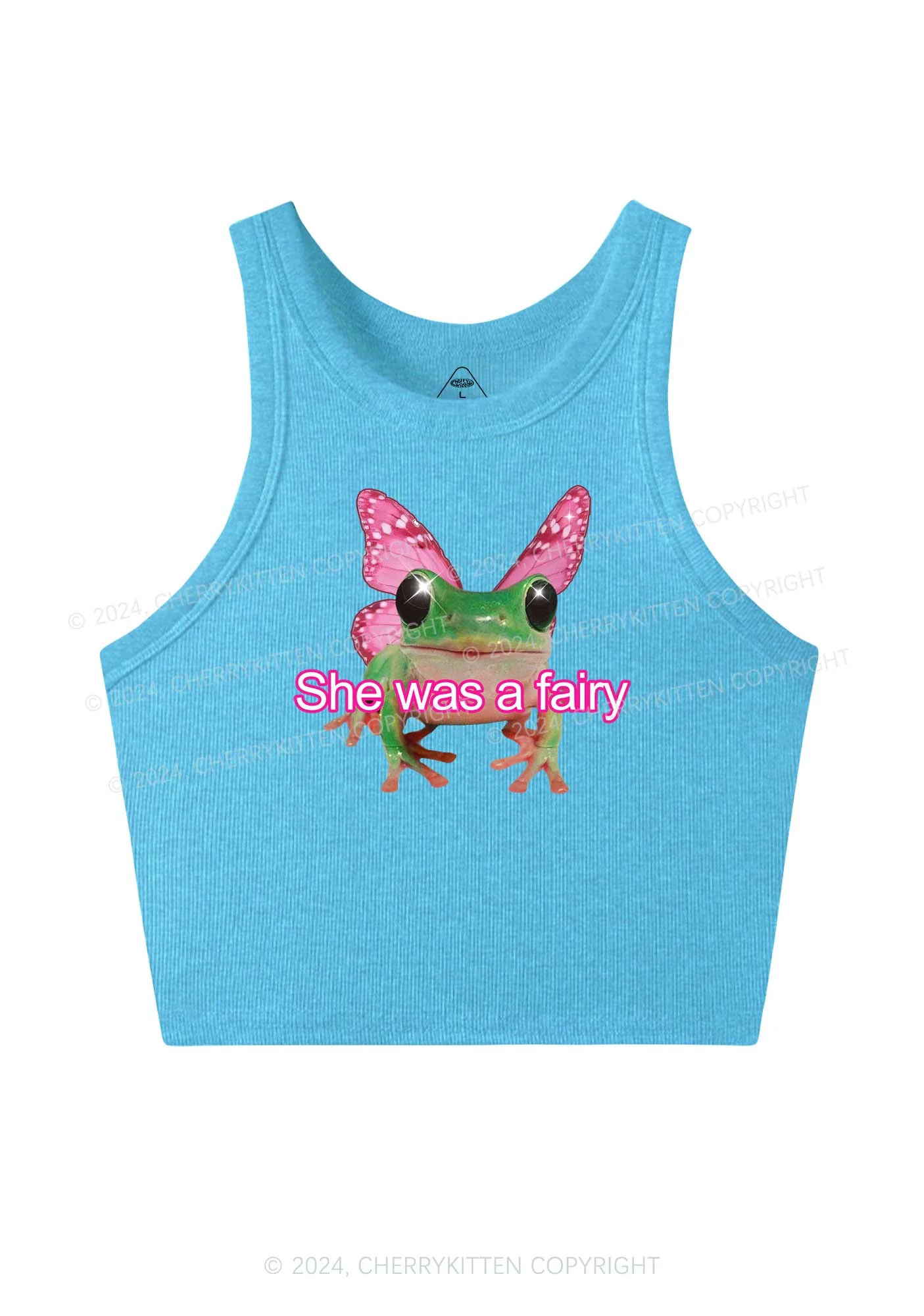 Fairy Frog Y2K Crop Tank Top Cherrykitten - Image 5
