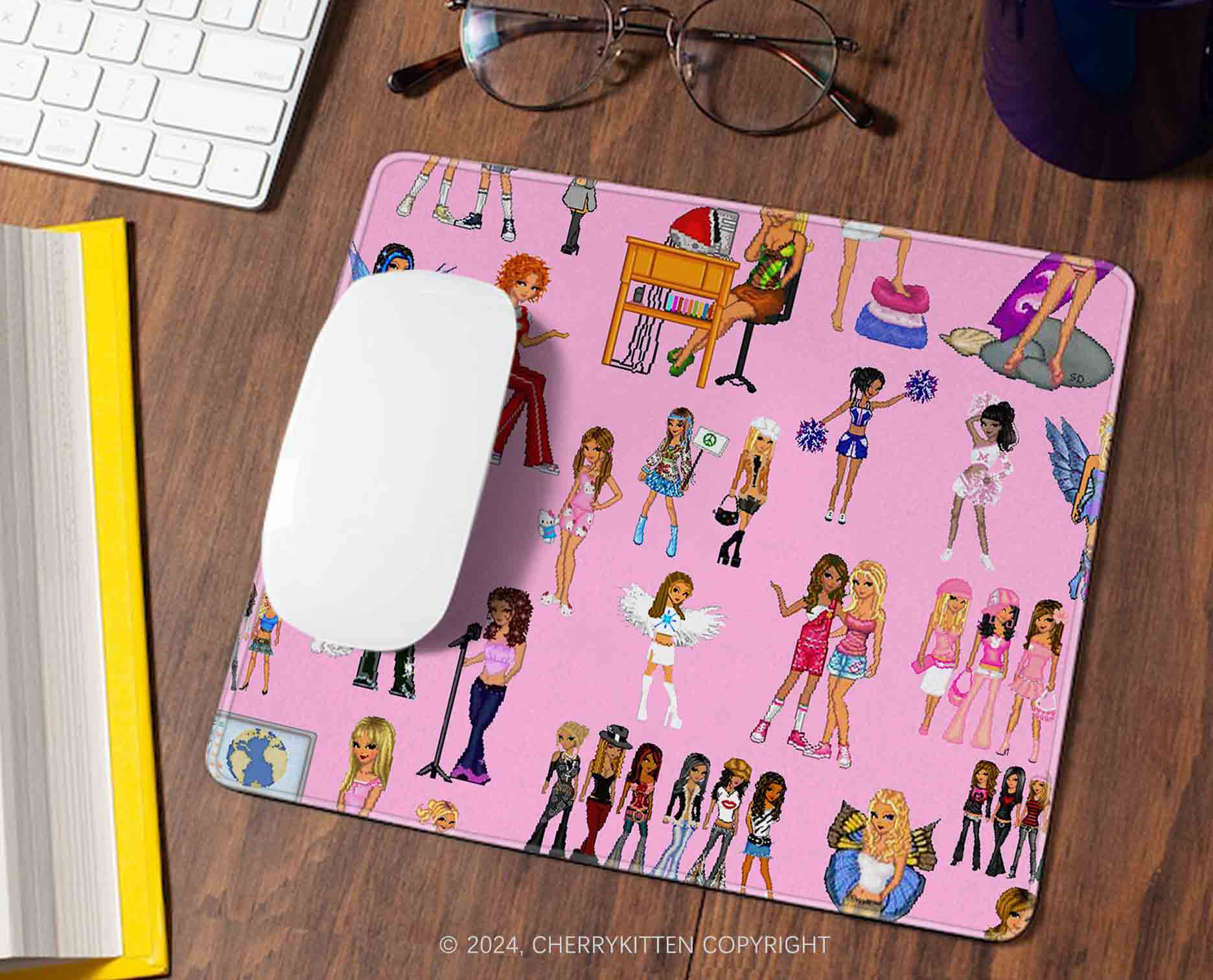 Fairy Girls Y2K Mousepad Cherrykitten - Image 2