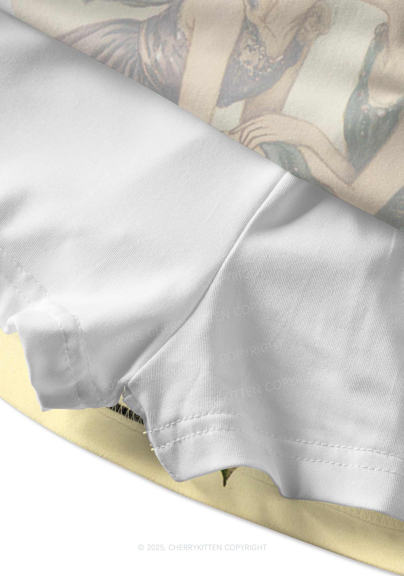 Fairy Kiss Pride Y2K Print Mini Skirt Cherrykitten - Image 3