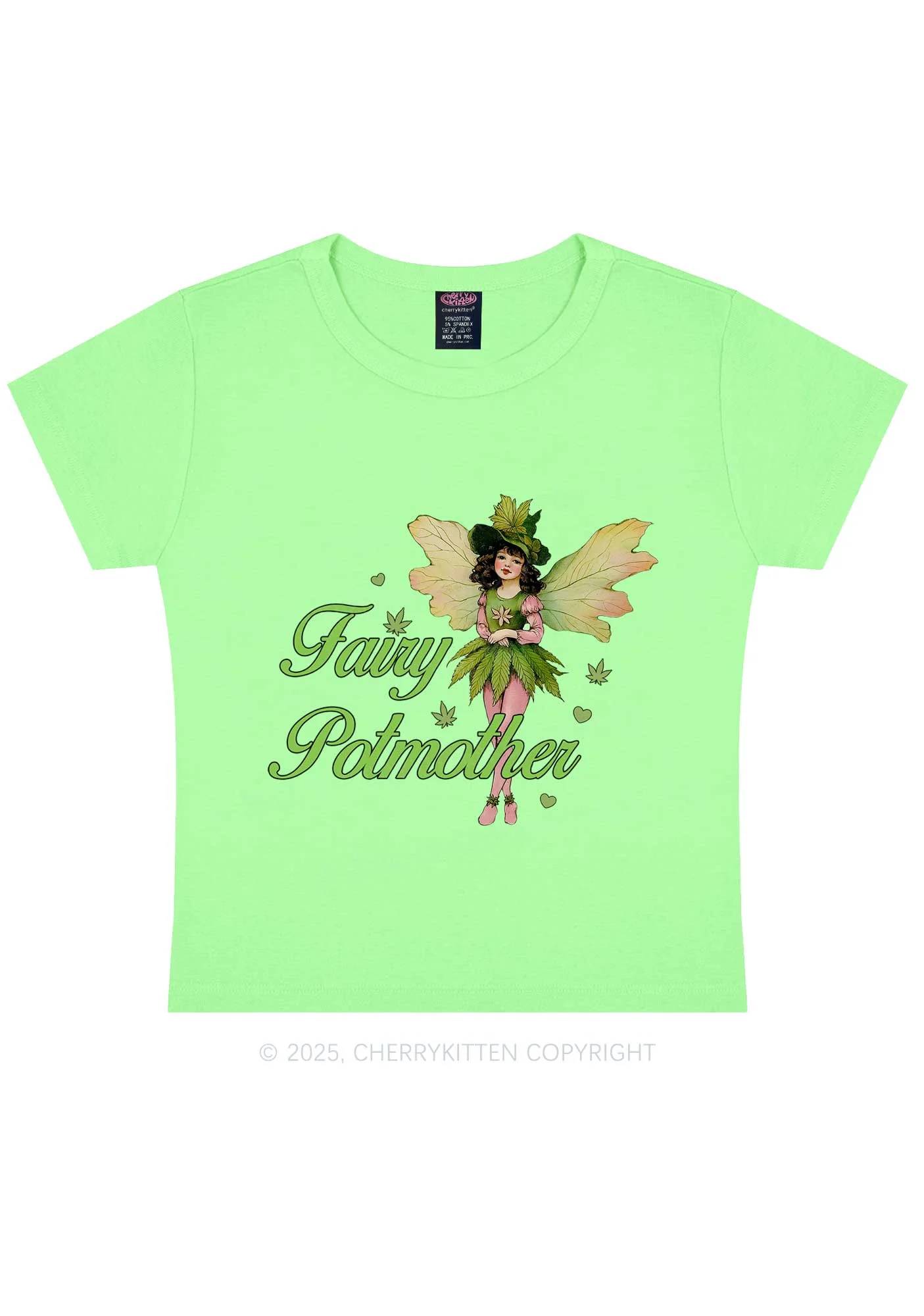 Fairy Potmother Y2K Baby Tee Cherrykitten - Image 13