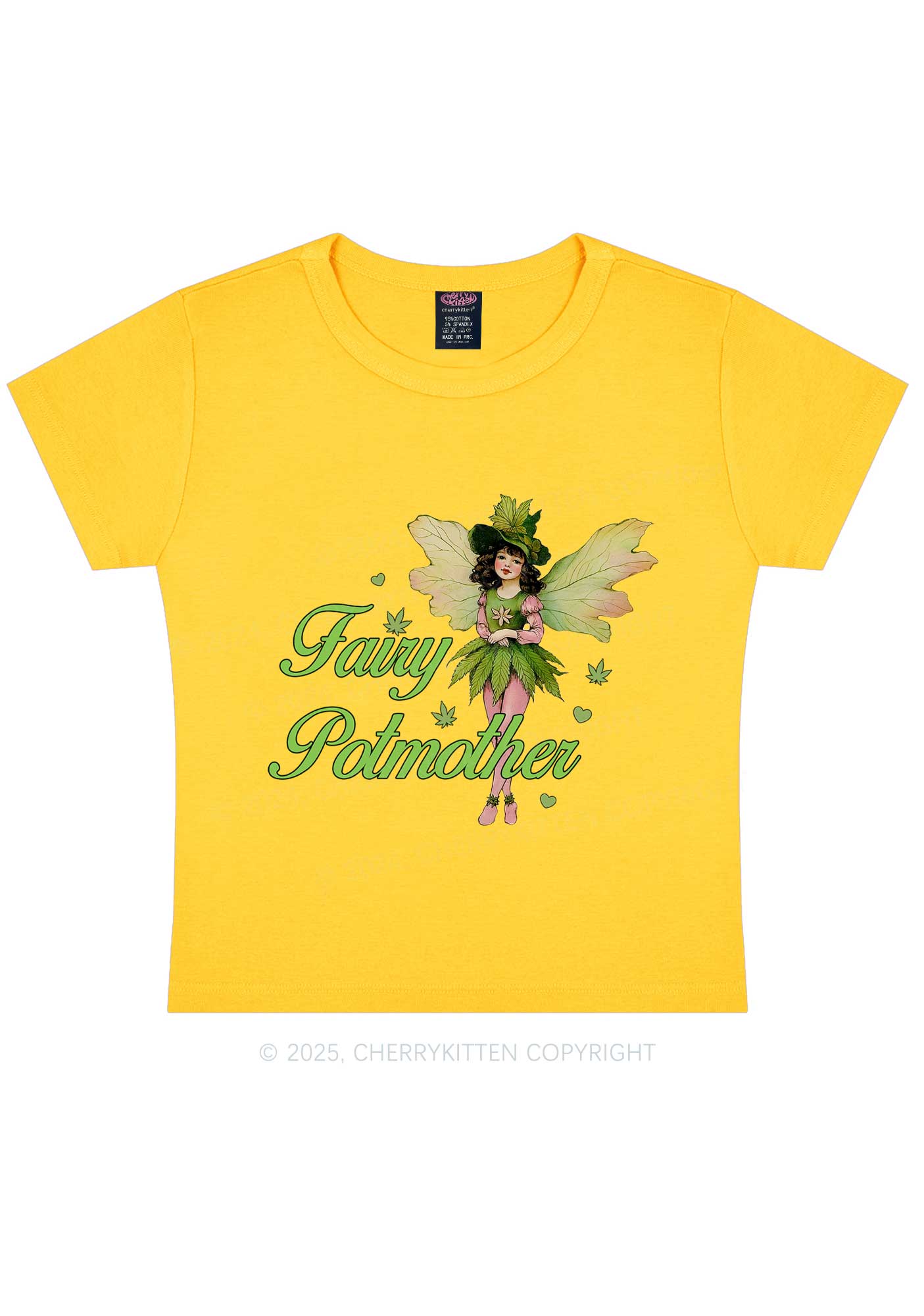 Fairy Potmother Y2K Baby Tee Cherrykitten - Image 6