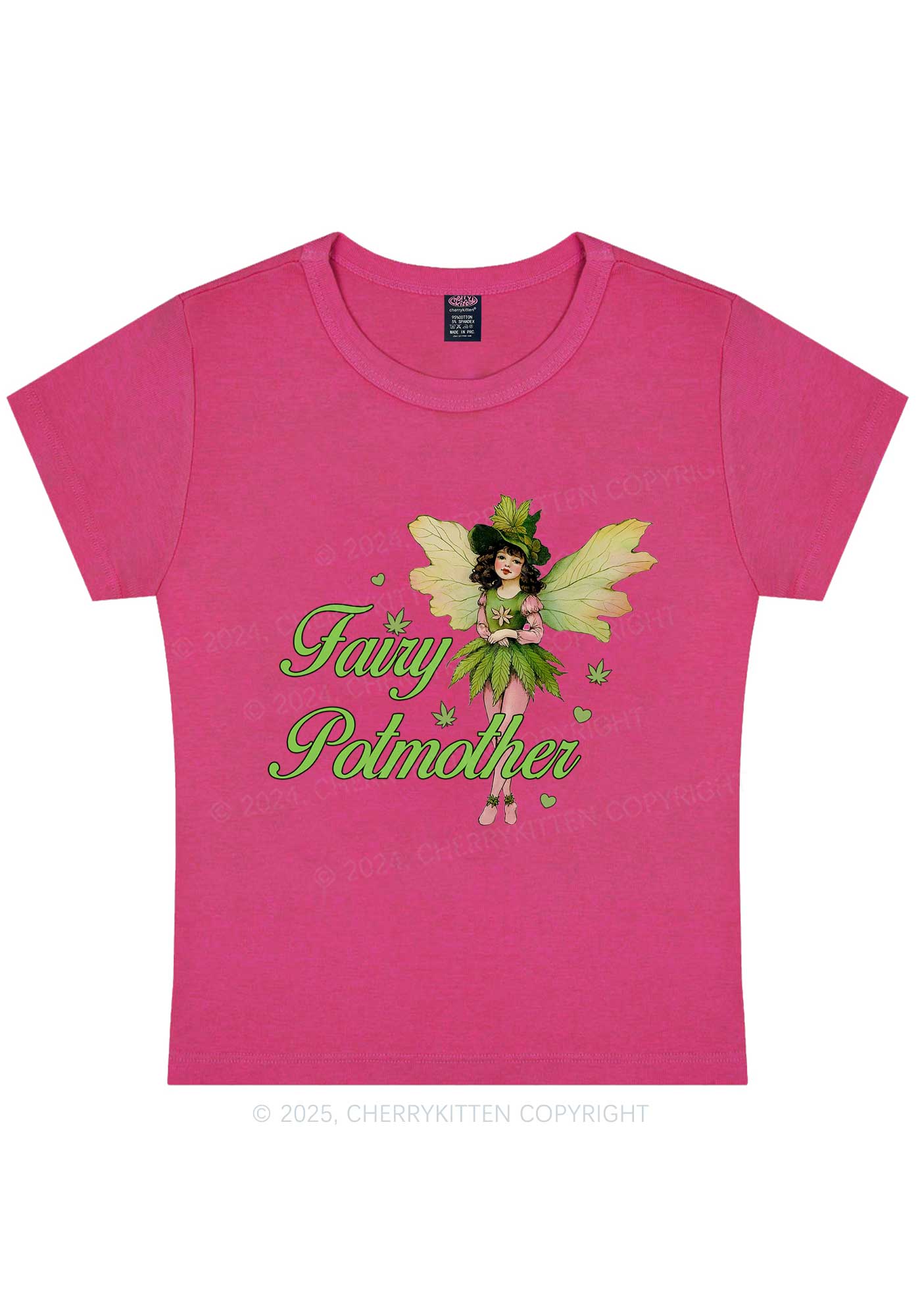 Fairy Potmother Y2K Baby Tee Cherrykitten - Image 8