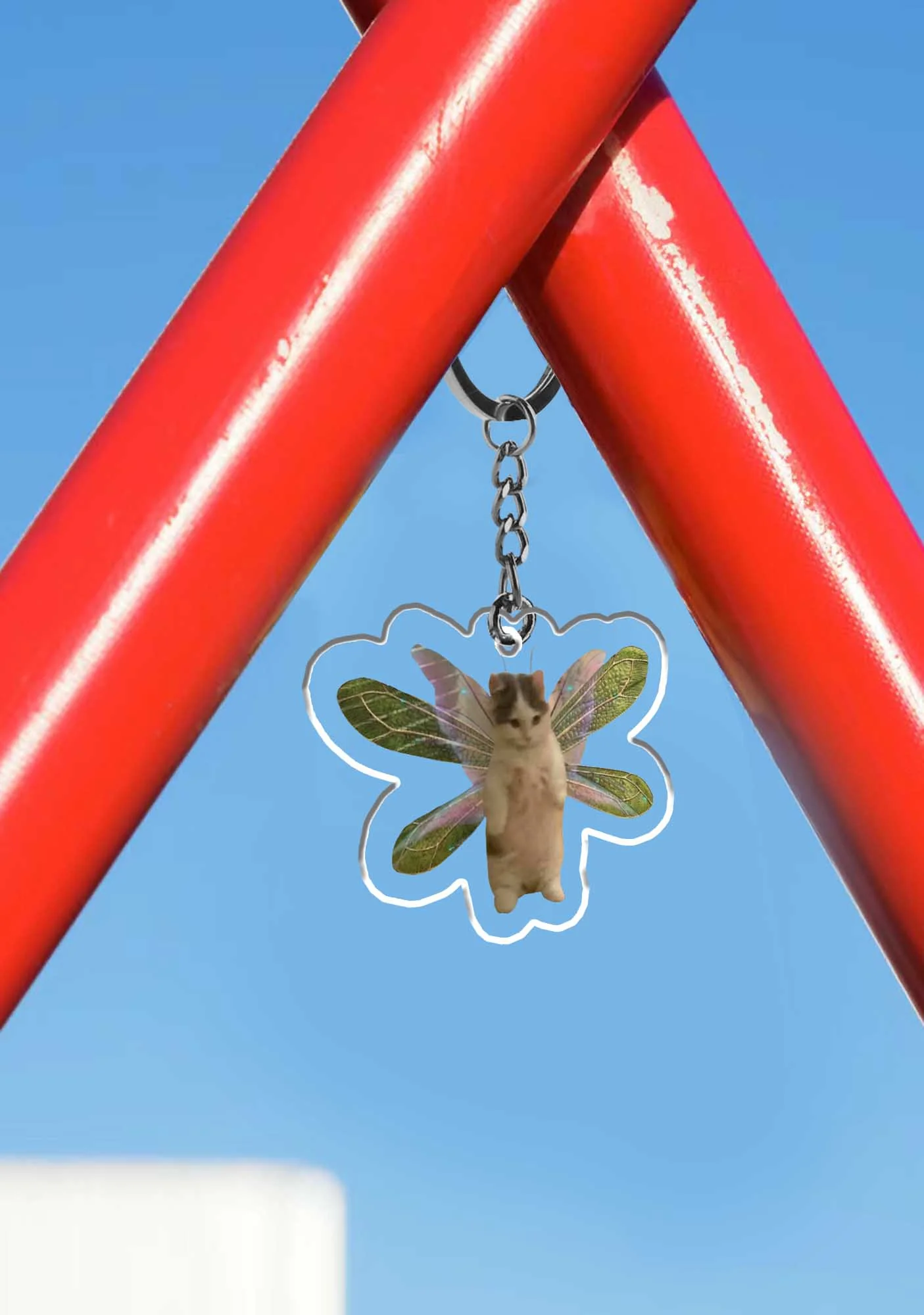 Fairycat Wings 1Pc Y2K Keychain Cherrykitten - Image 3