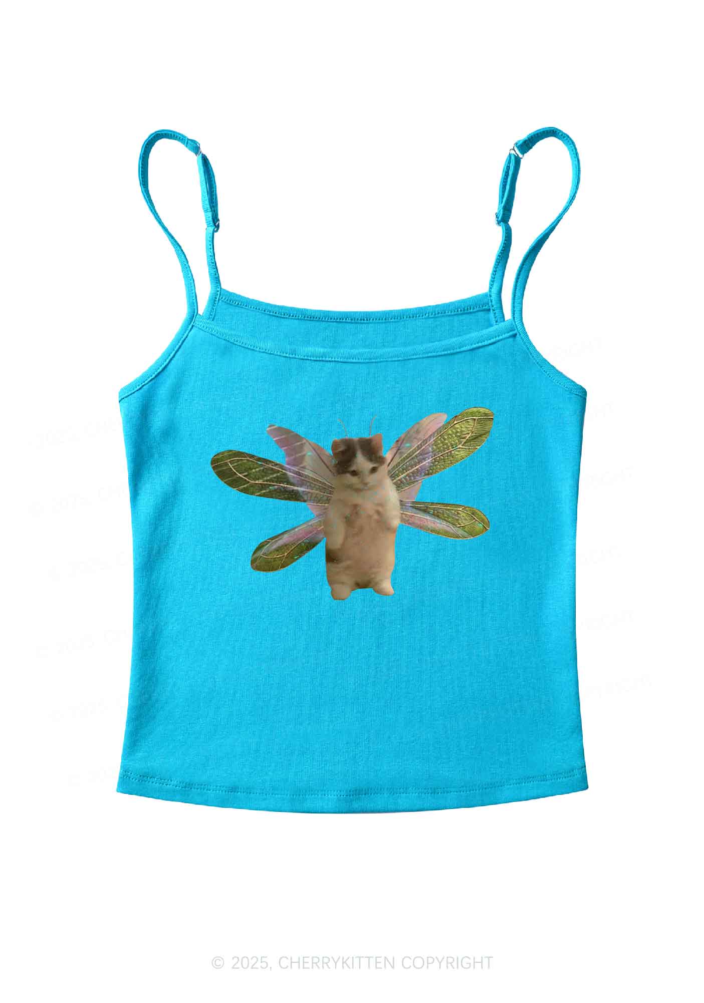 Fairycat Wings Y2K Spaghetti Strap Cami Cherrykitten - Image 5