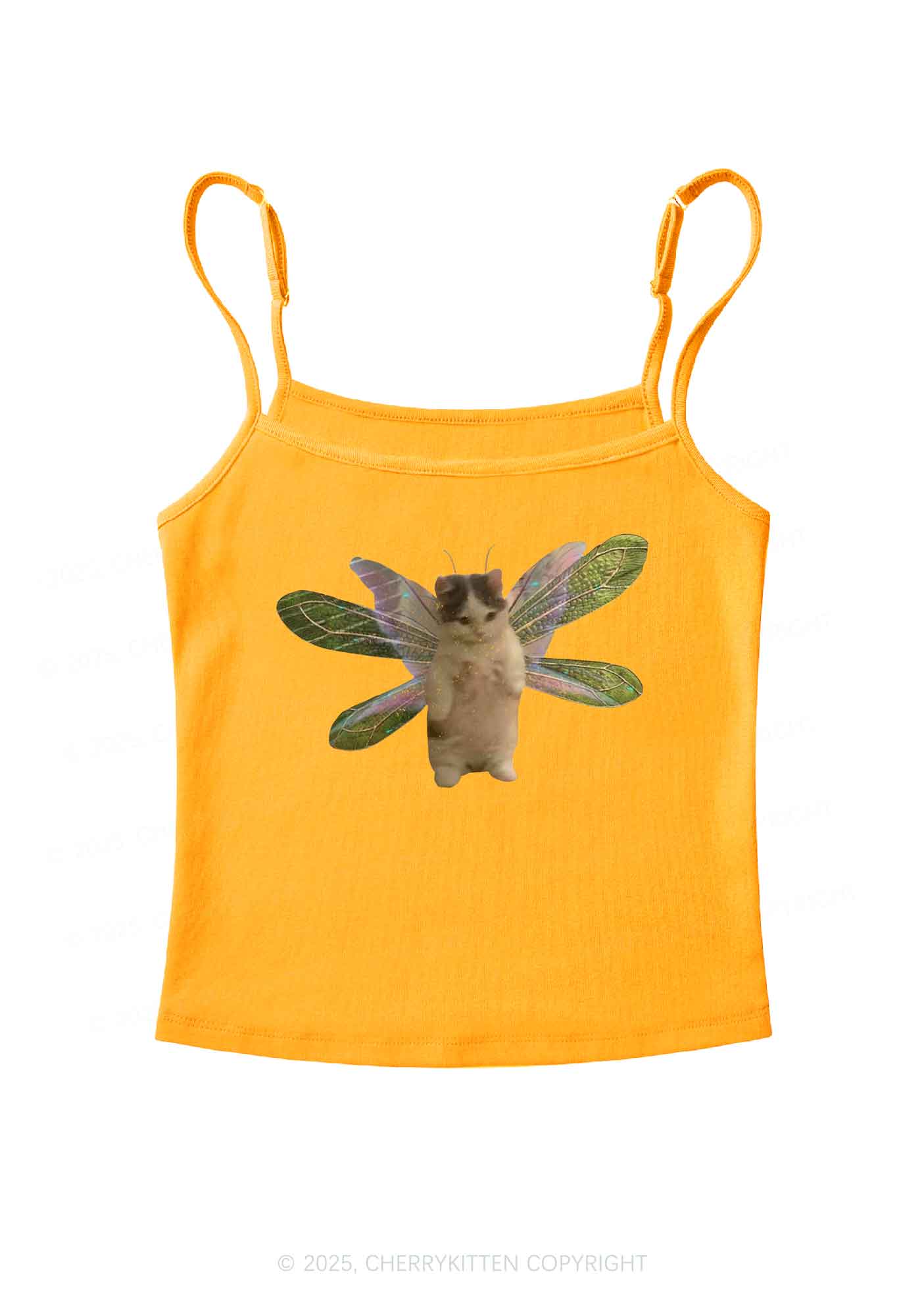 Fairycat Wings Y2K Spaghetti Strap Cami Cherrykitten - Image 6