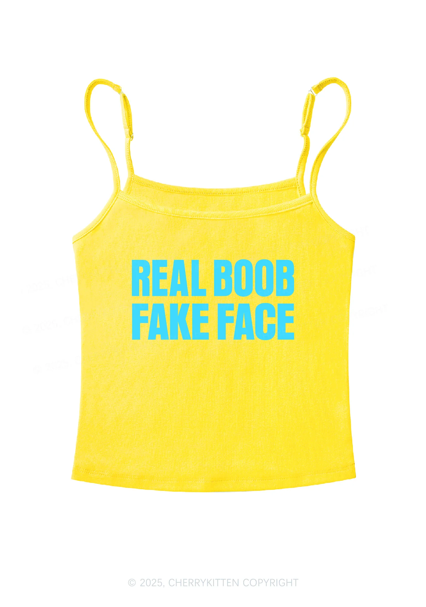 Fake Face Real Bxxb Y2K Spaghetti Strap Cami Cherrykitten - Image 5