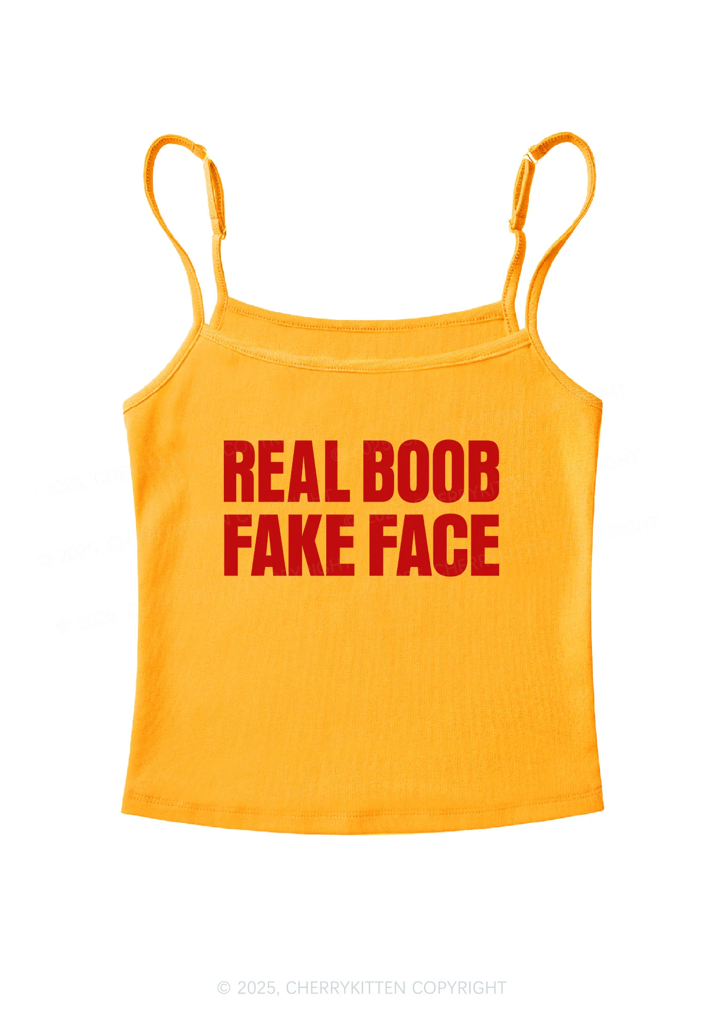 Fake Face Real Bxxb Y2K Spaghetti Strap Cami Cherrykitten - Image 7