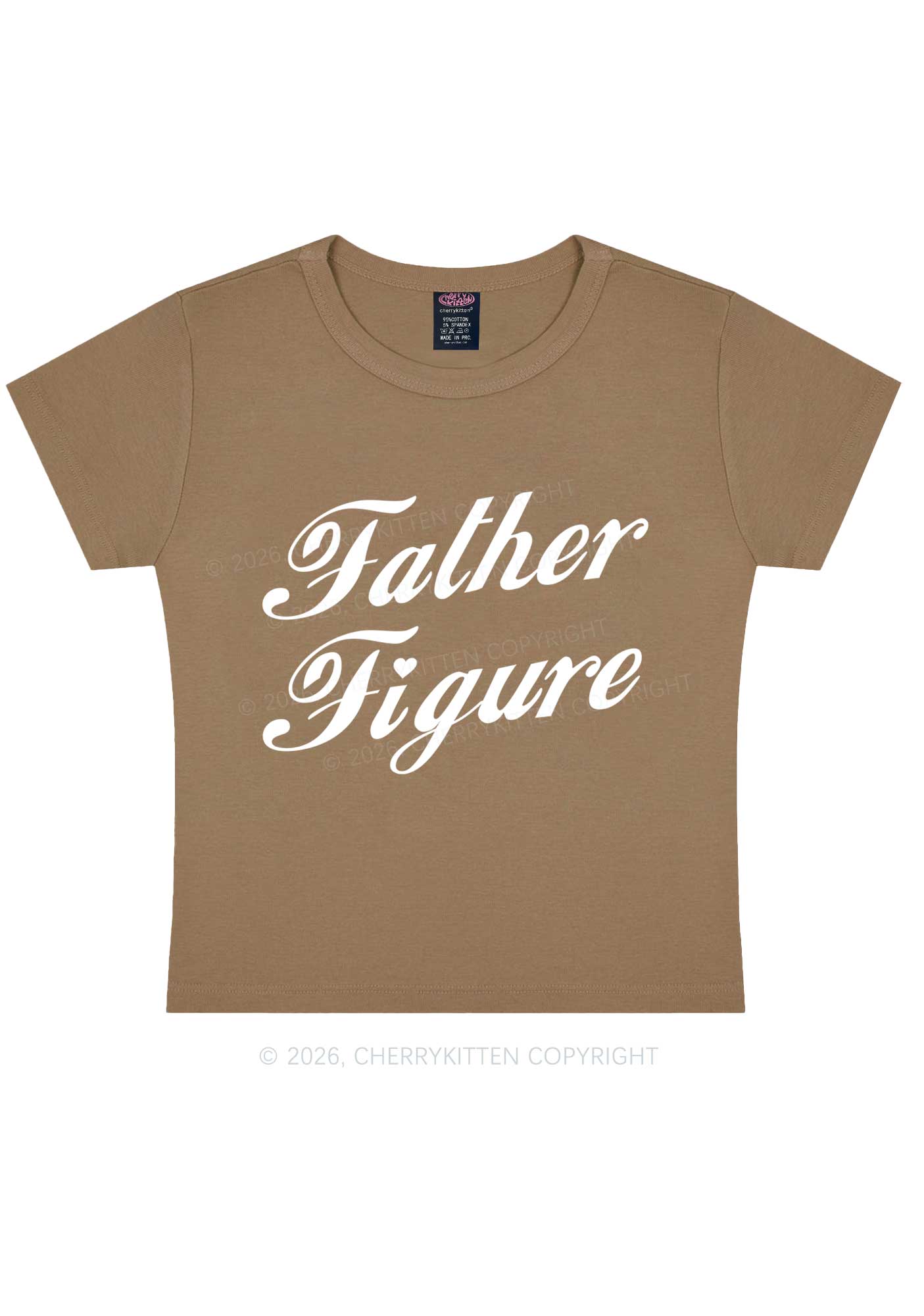 Father Figure Valentine's Day Y2K Baby Tee Cherrykitten - Image 10