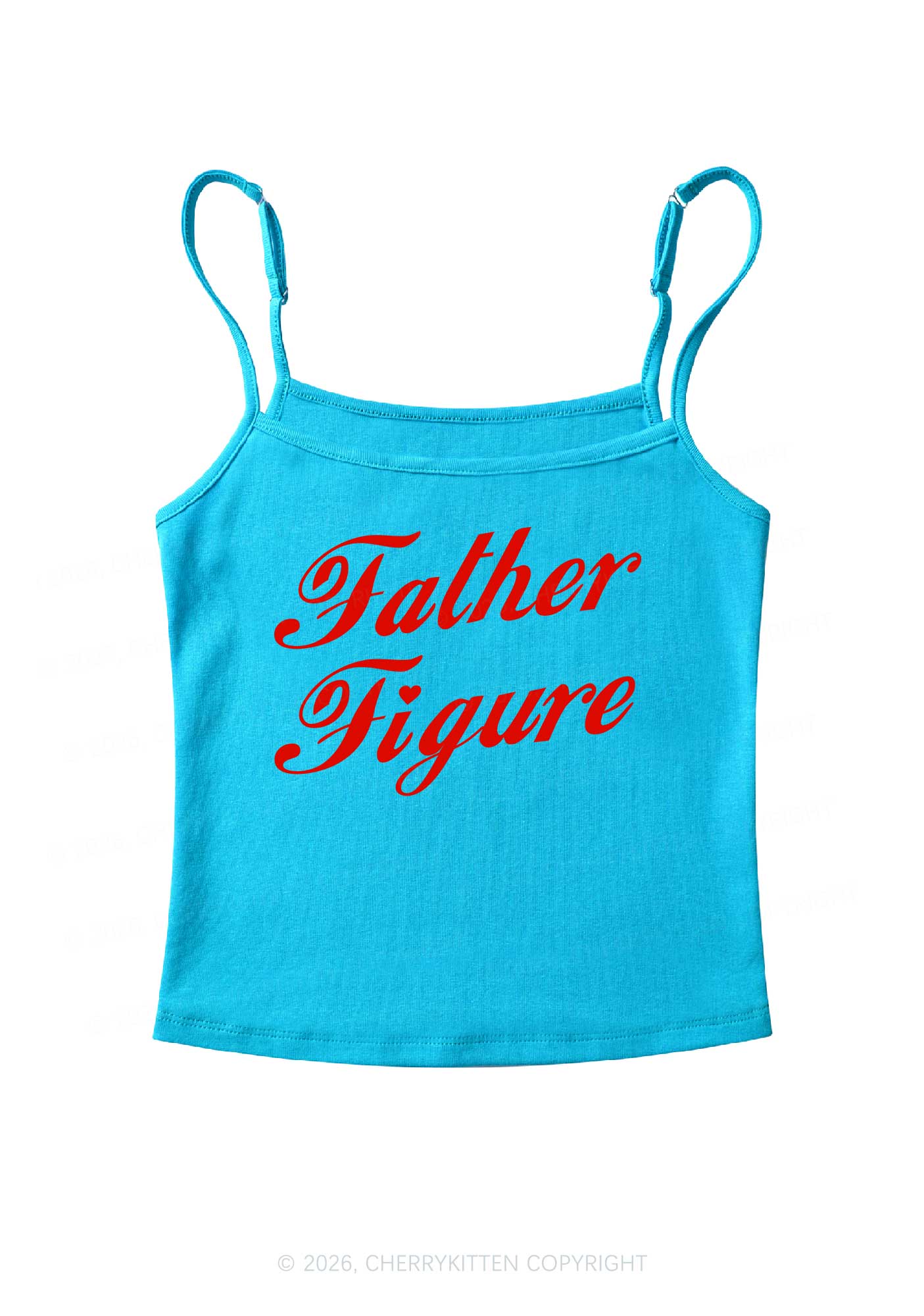 Father Figure Valentine's Day Y2K Spaghetti Strap Cami Cherrykitten - Image 6