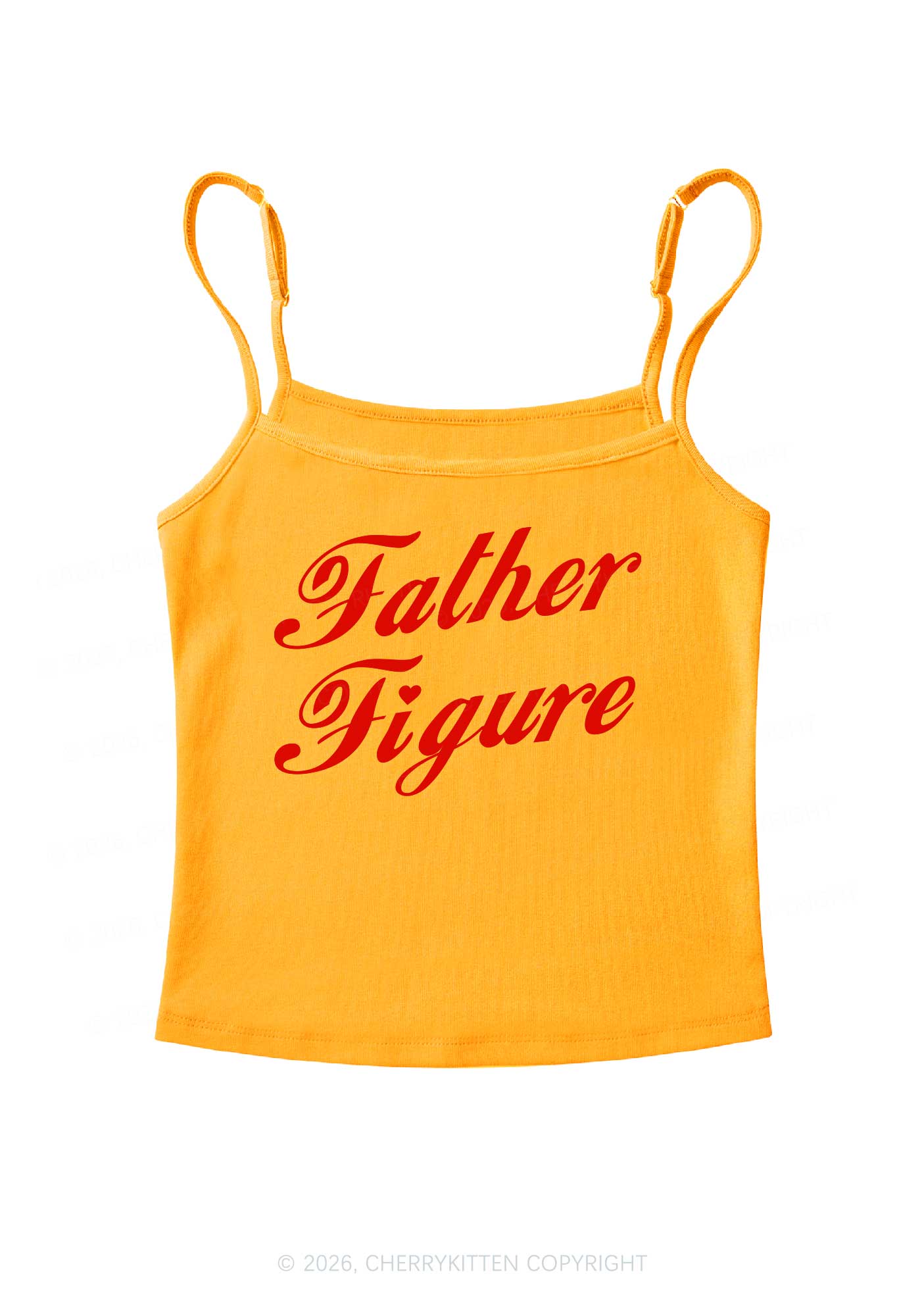 Father Figure Valentine's Day Y2K Spaghetti Strap Cami Cherrykitten - Image 7