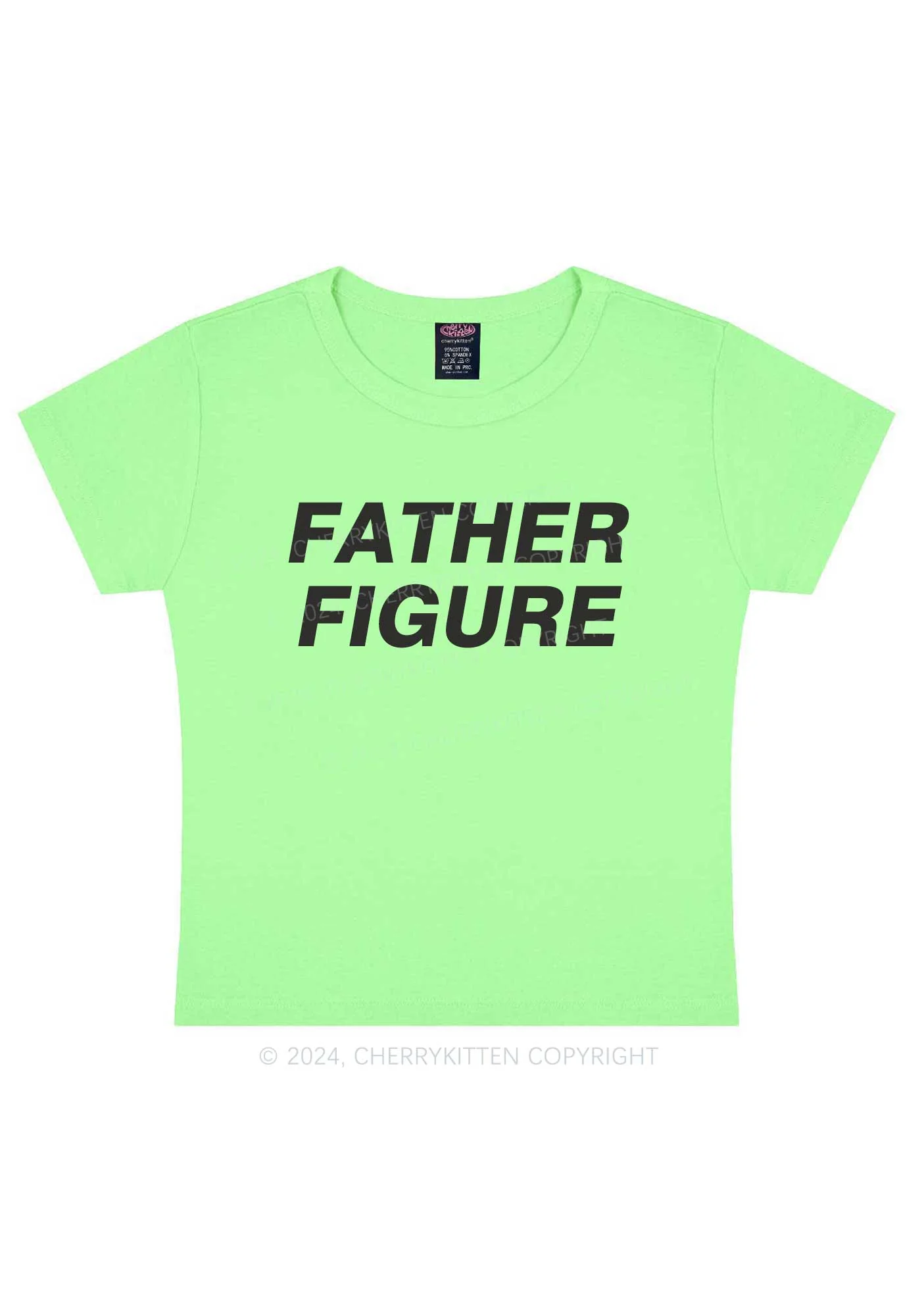 Father Figure Y2K Baby Tee Cherrykitten - Image 12